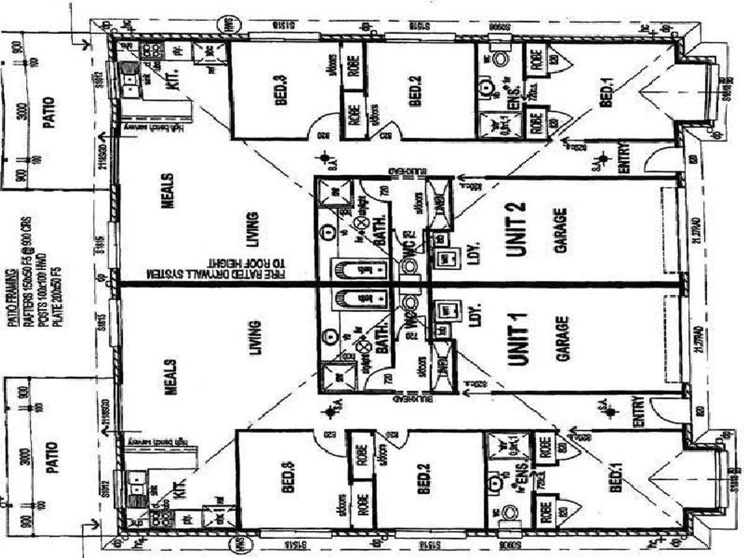 Floorplan of Homely semiDetached listing, 105 Zeller Street, Chinchilla QLD 4413