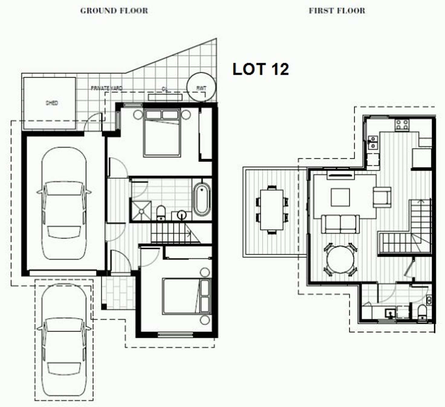Floorplan of Homely townhouse listing, 12/520-528 Mitcham Road, Mitcham VIC 3132