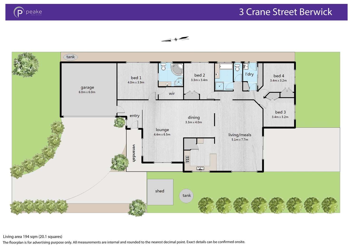 Floorplan of Homely house listing, 3 Crane Street, Berwick VIC 3806