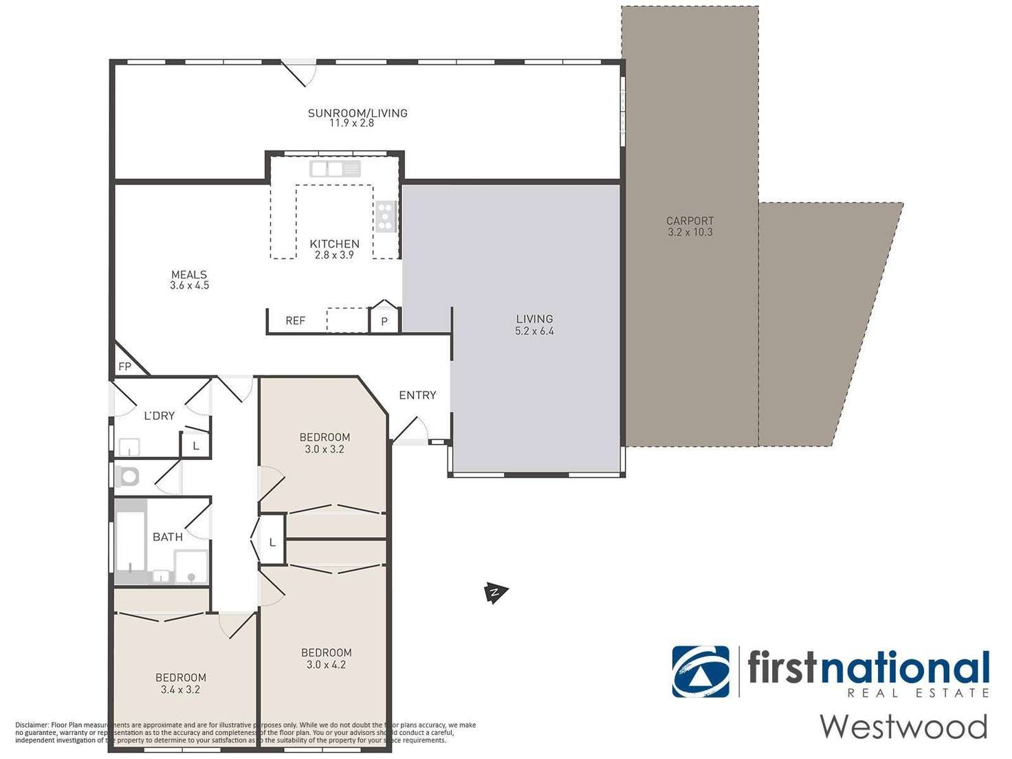 Floorplan of Homely house listing, 155 Mossfiel Drive, Hoppers Crossing VIC 3029