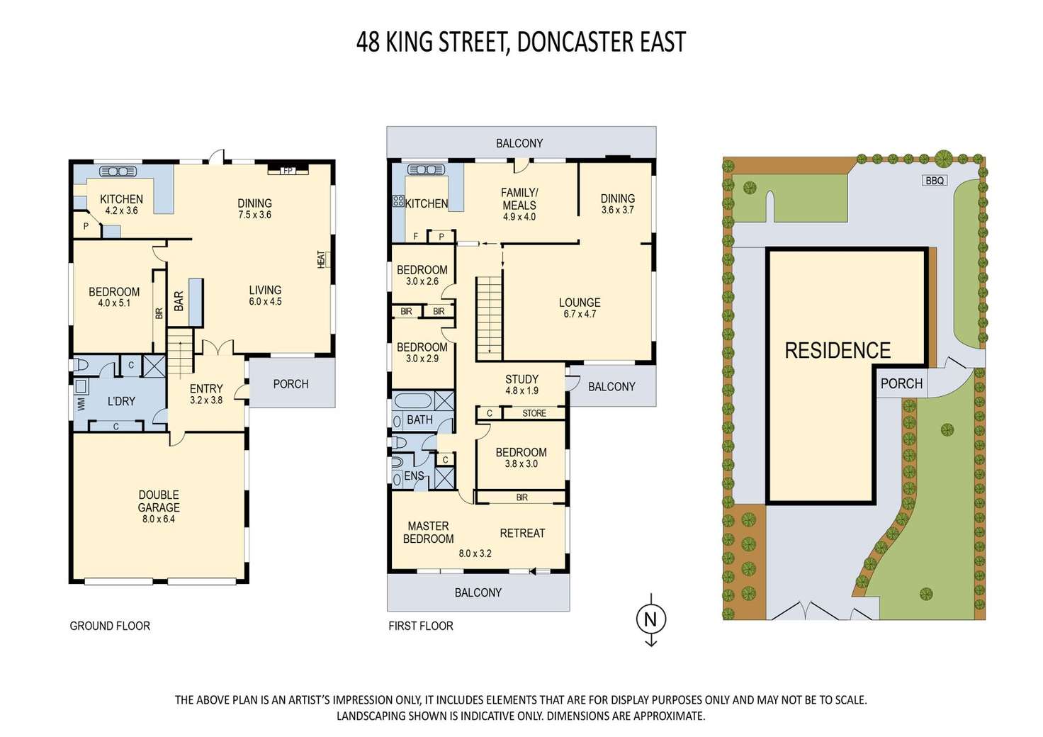 Floorplan of Homely house listing, 48 King Street, Doncaster East VIC 3109