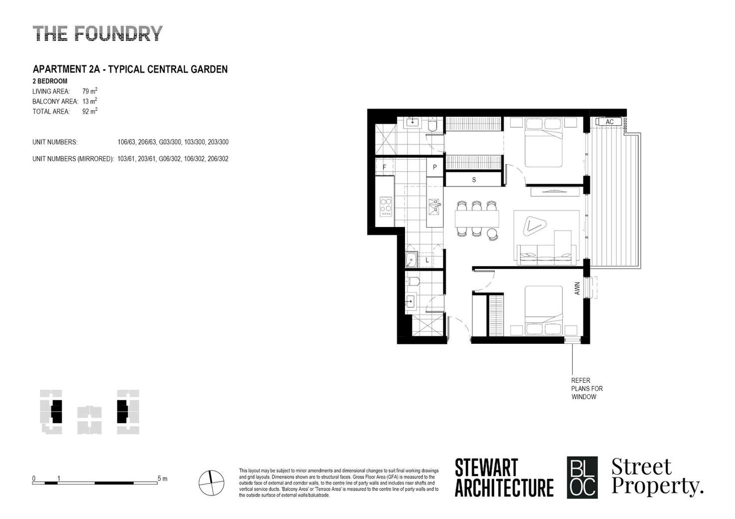 Floorplan of Homely apartment listing, 303/61 Date Street, Adamstown NSW 2289