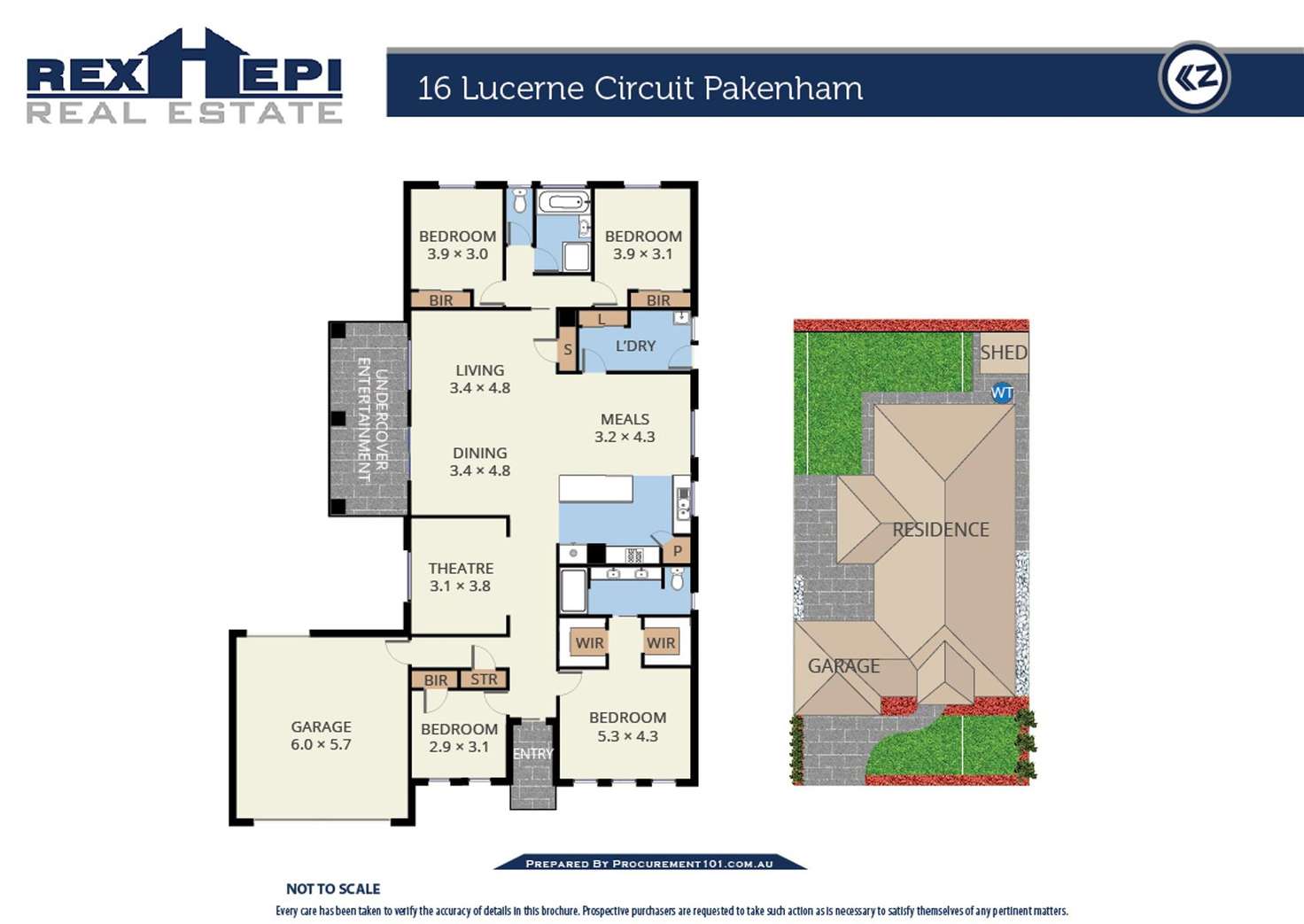 Floorplan of Homely house listing, 16 Lucerne Circuit, Pakenham VIC 3810