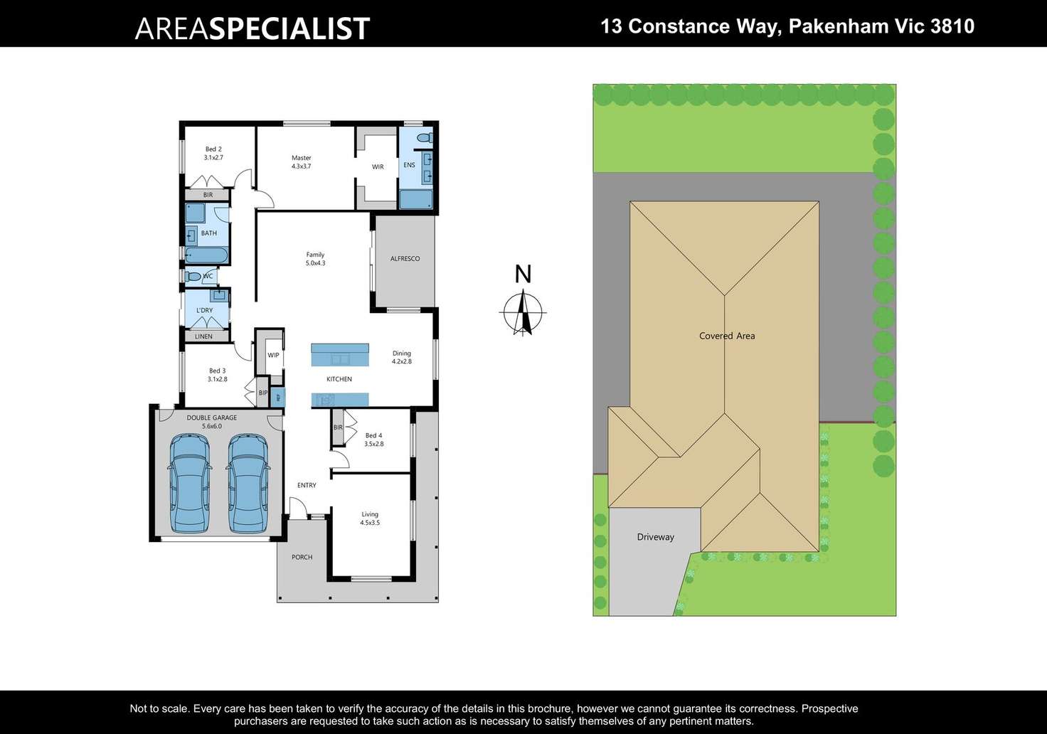 Floorplan of Homely house listing, 13 Constance Way, Pakenham VIC 3810