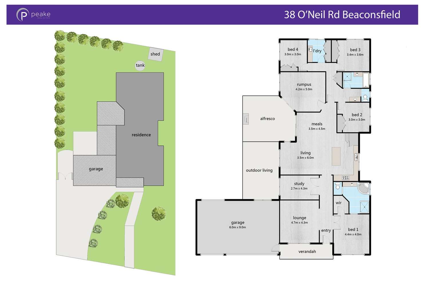Floorplan of Homely house listing, 38 O'Neil Road, Beaconsfield VIC 3807