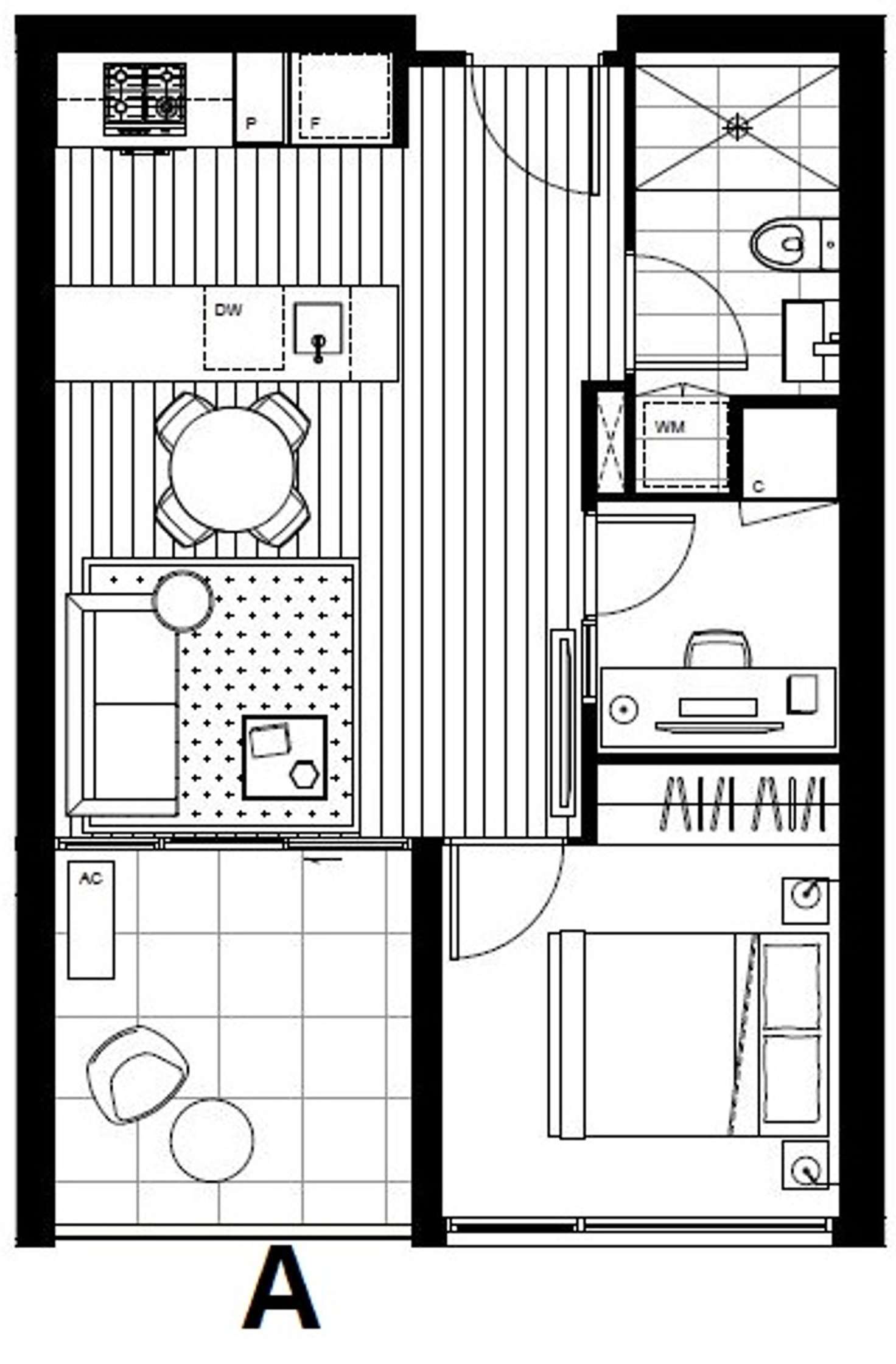 Floorplan of Homely apartment listing, 123/8 Lygon Street, Brunswick East VIC 3057