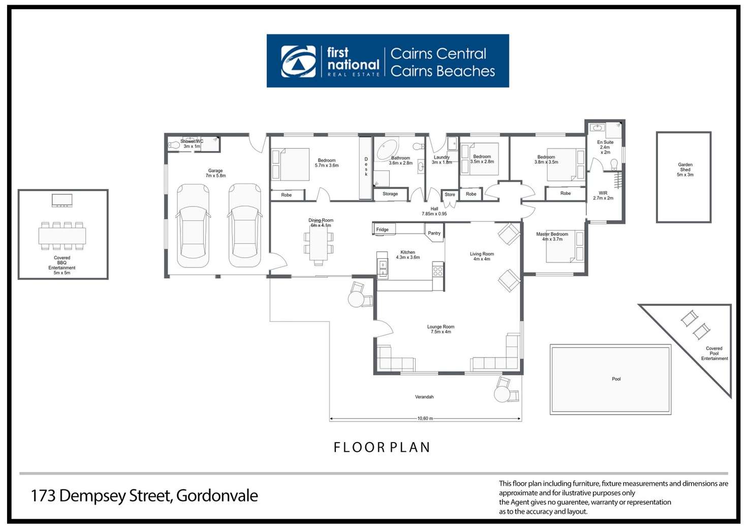 Floorplan of Homely house listing, 173-175 Dempsey Street, Gordonvale QLD 4865