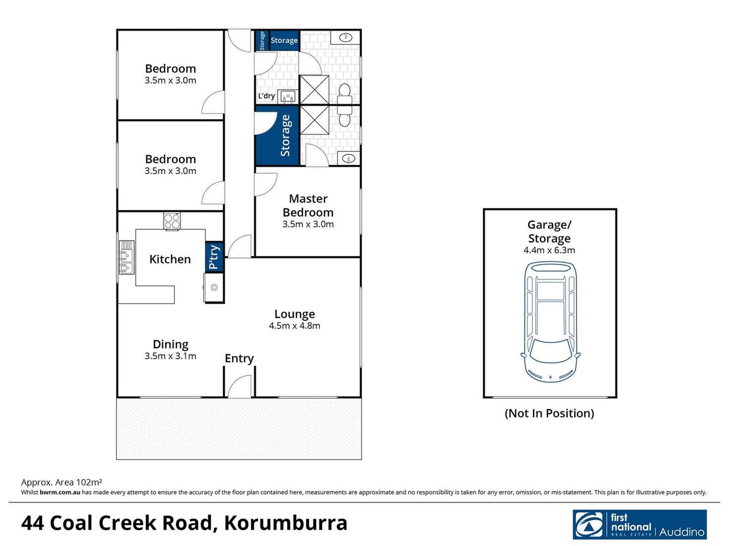 Floorplan of Homely house listing, 44 Coal Creek Road, Korumburra VIC 3950