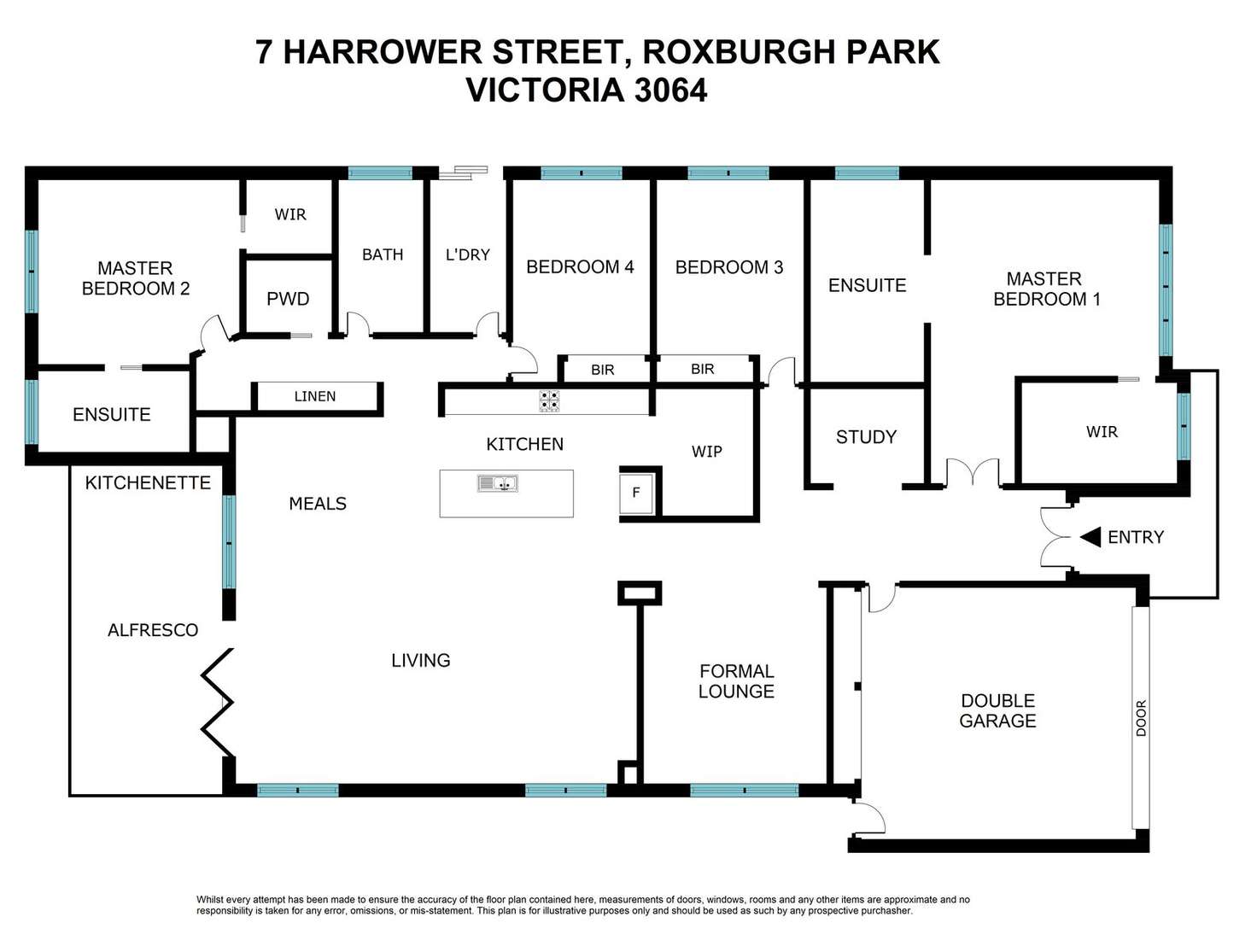 Floorplan of Homely house listing, 7 Harrower Street, Roxburgh Park VIC 3064