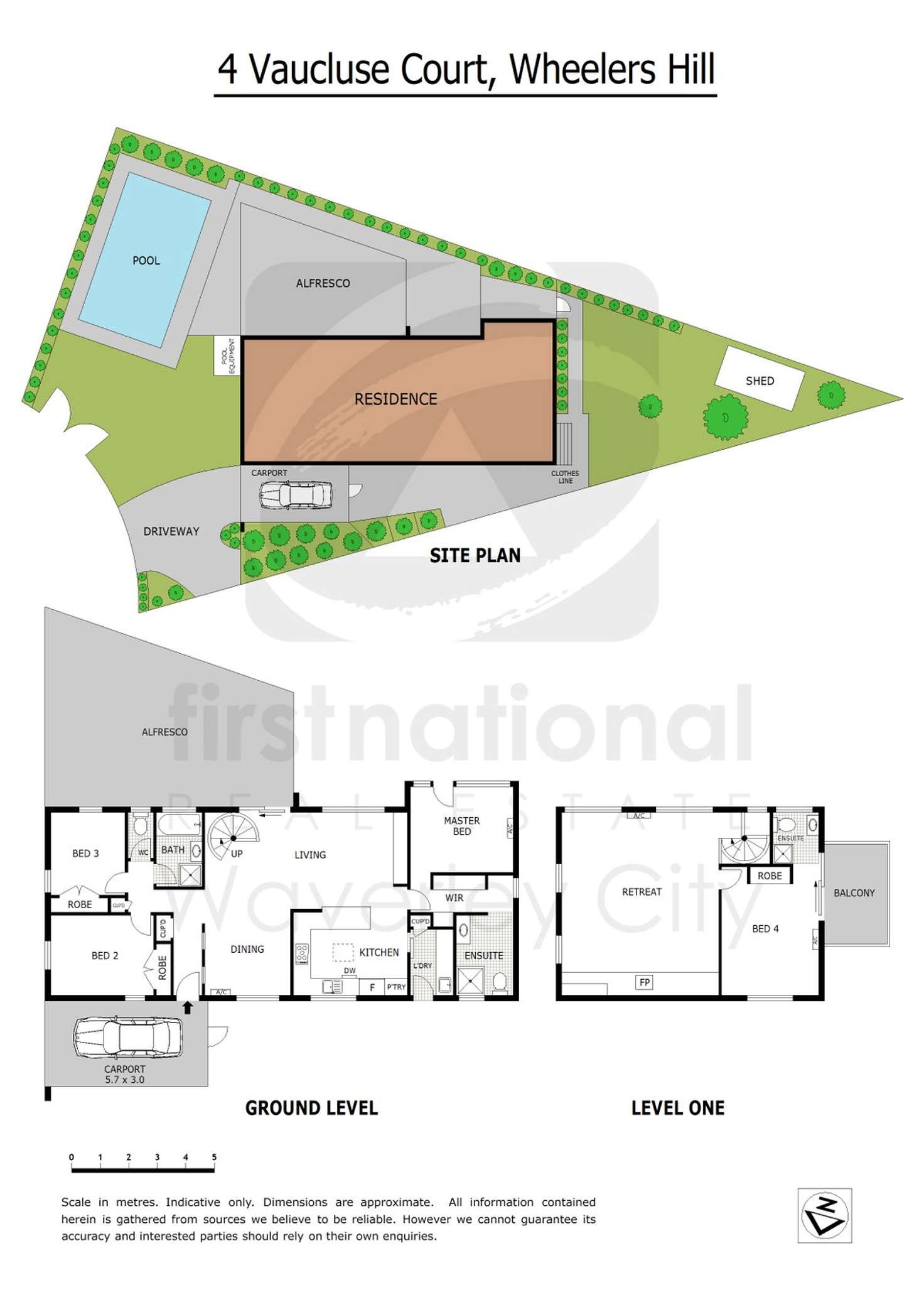 Floorplan of Homely house listing, 4 Vaucluse Court, Wheelers Hill VIC 3150