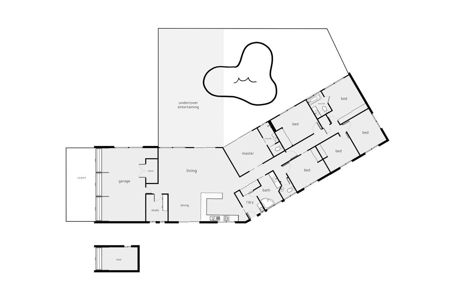 Floorplan of Homely house listing, 18-20 Watervale Close, Redlynch QLD 4870