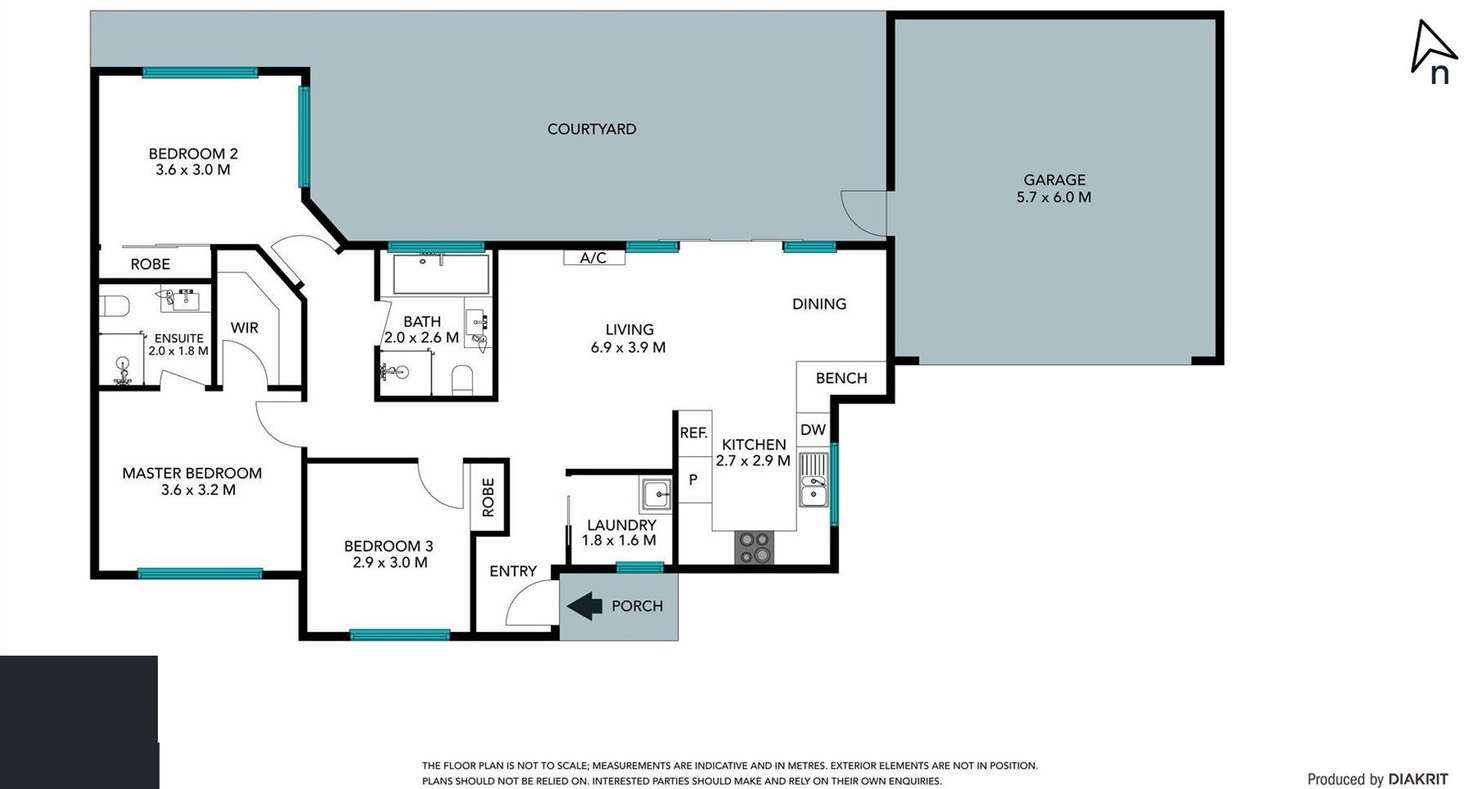 Floorplan of Homely unit listing, 2/16 Bowes Avenue, Airport West VIC 3042