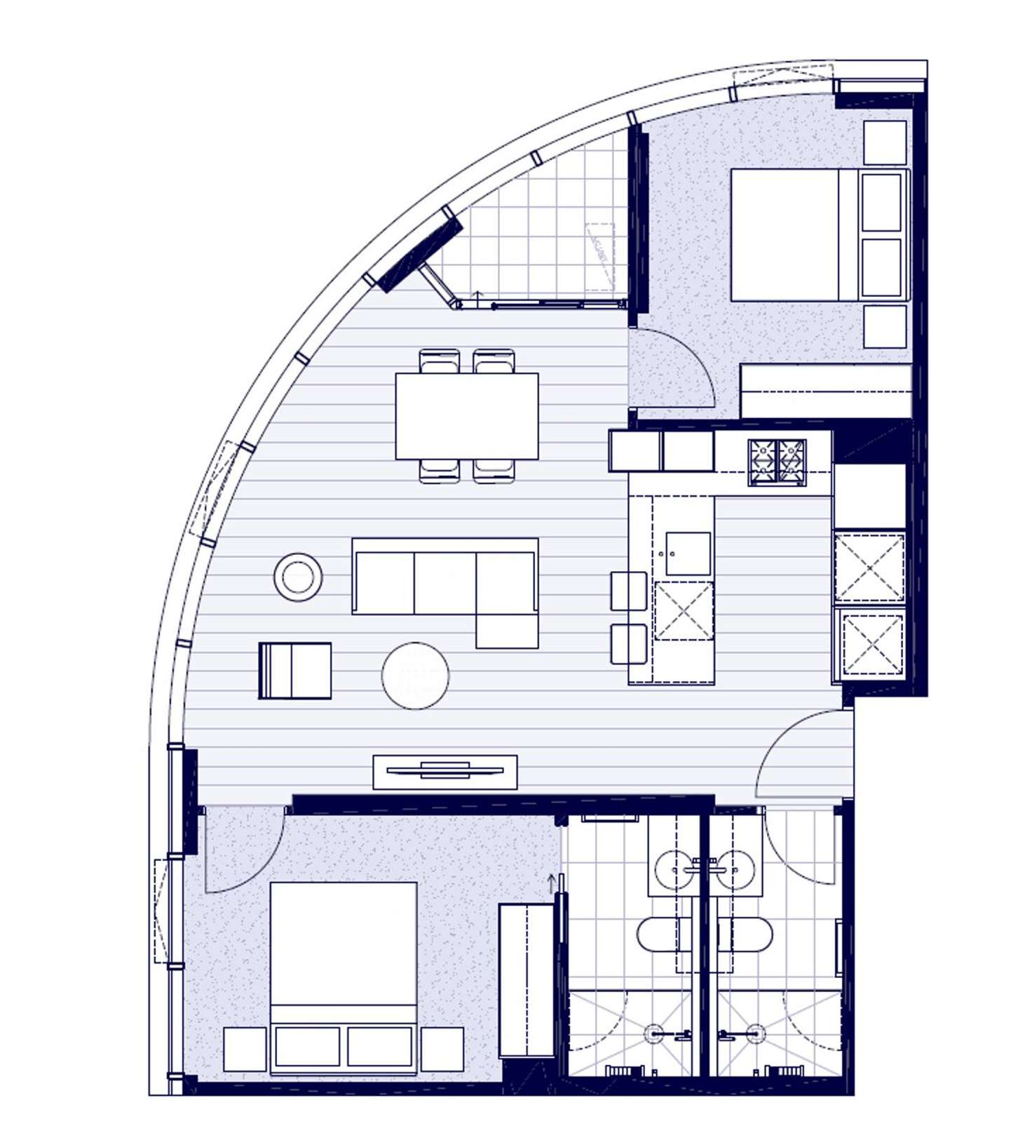 Floorplan of Homely apartment listing, 1004/105 Batman Street, West Melbourne VIC 3003