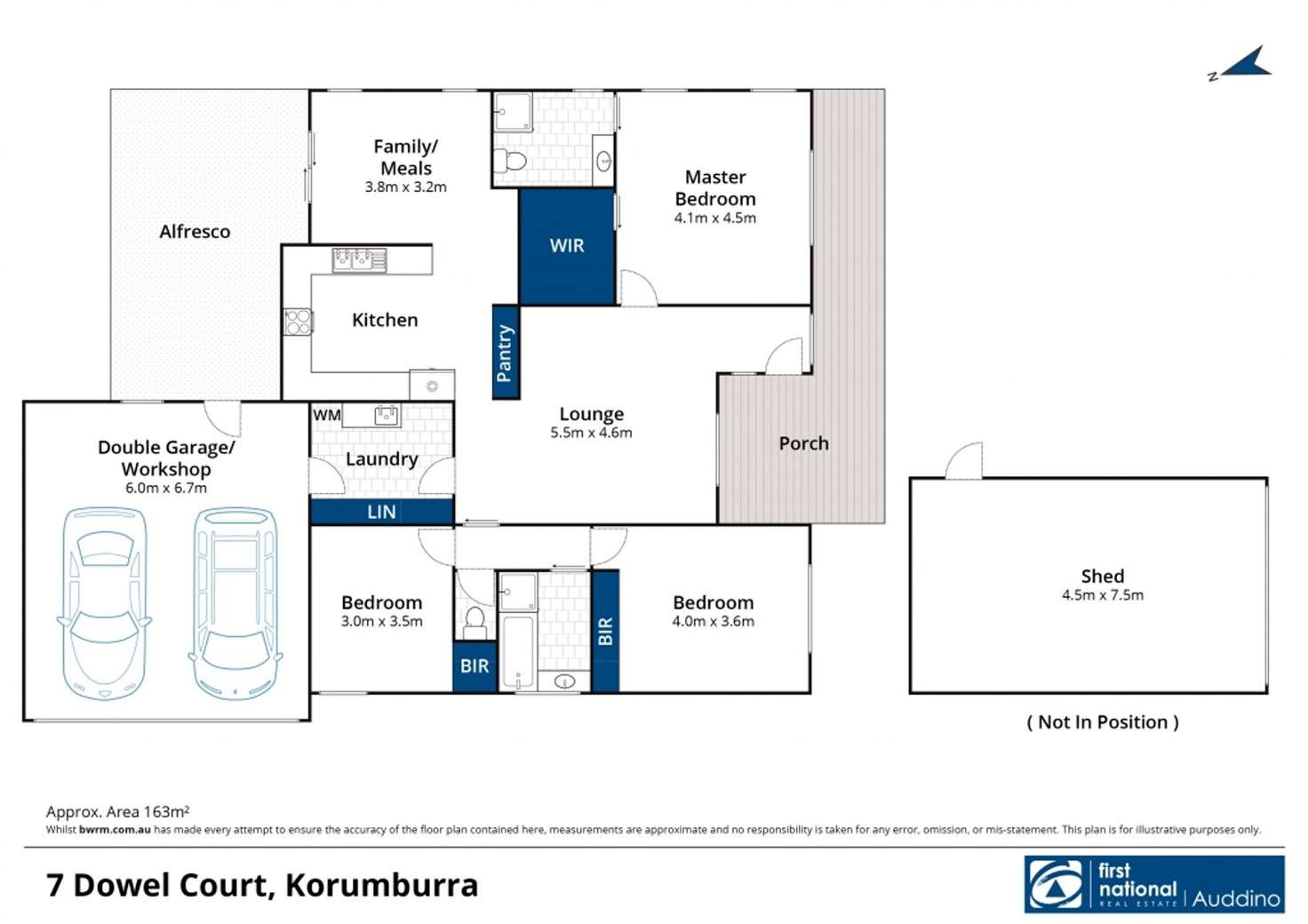 Floorplan of Homely house listing, 7. Dowel Court, Korumburra VIC 3950