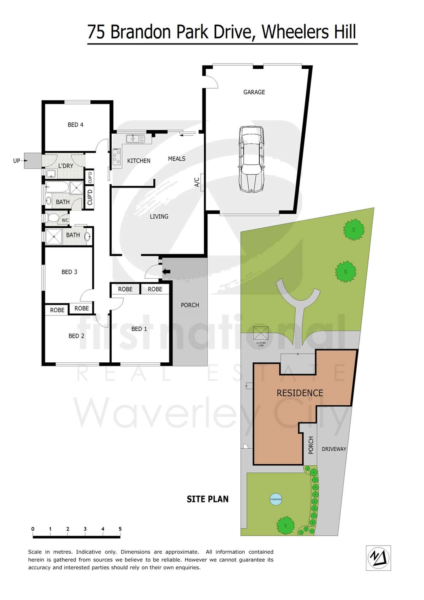 Floorplan of Homely house listing, 75 Brandon Park Drive, Wheelers Hill VIC 3150