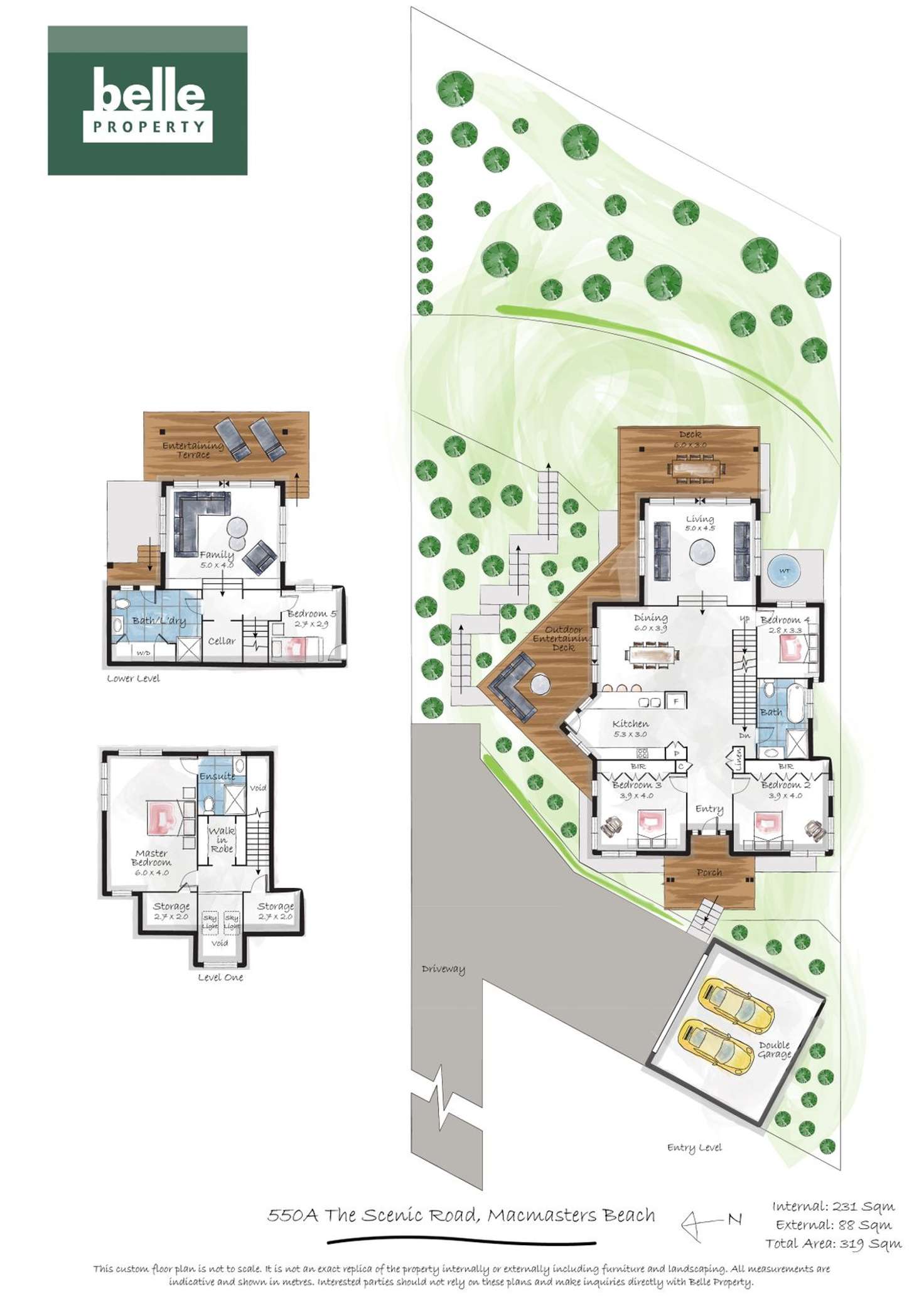 Floorplan of Homely house listing, 550A The Scenic Road, Macmasters Beach NSW 2251