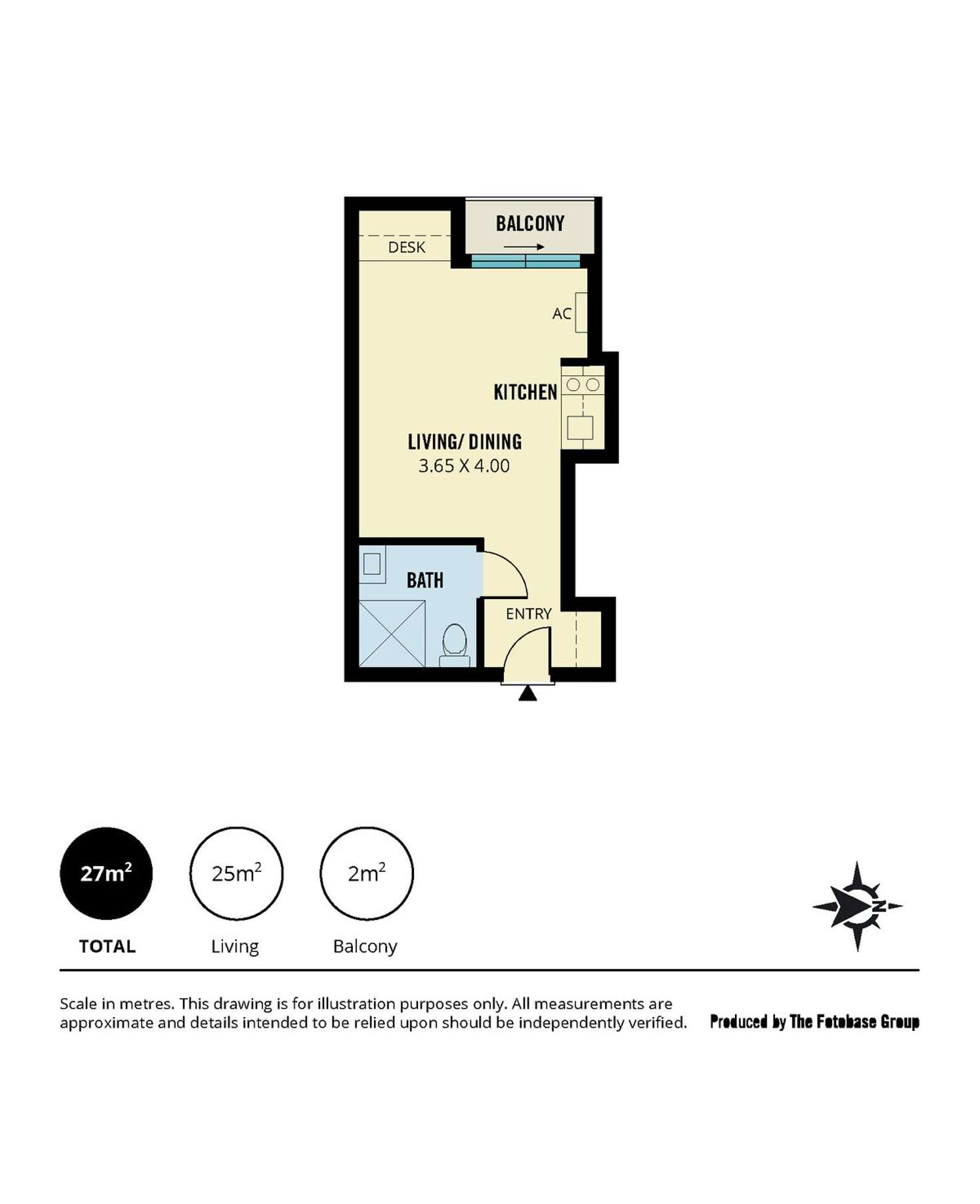 Floorplan of Homely apartment listing, 504/304 Waymouth Street, Adelaide SA 5000