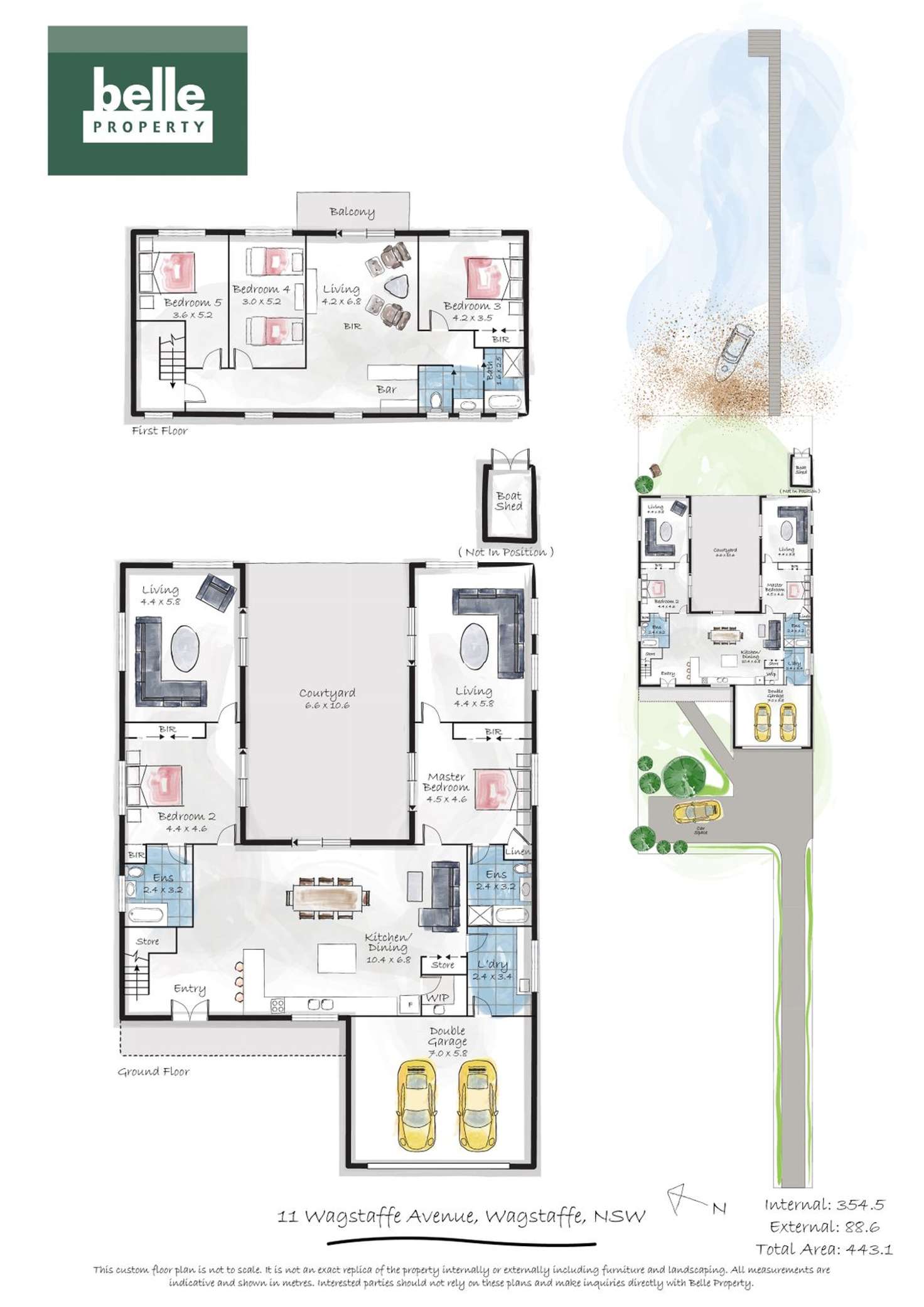 Floorplan of Homely house listing, 11 Wagstaffe Avenue, Wagstaffe NSW 2257