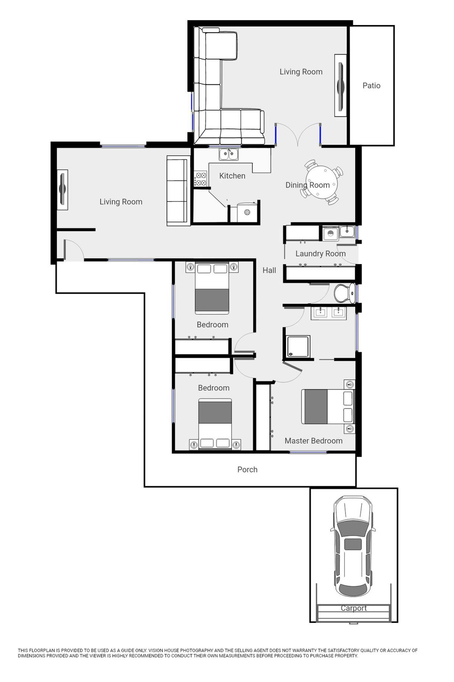 Floorplan of Homely house listing, 12A Ribarits Court, Mildura VIC 3500