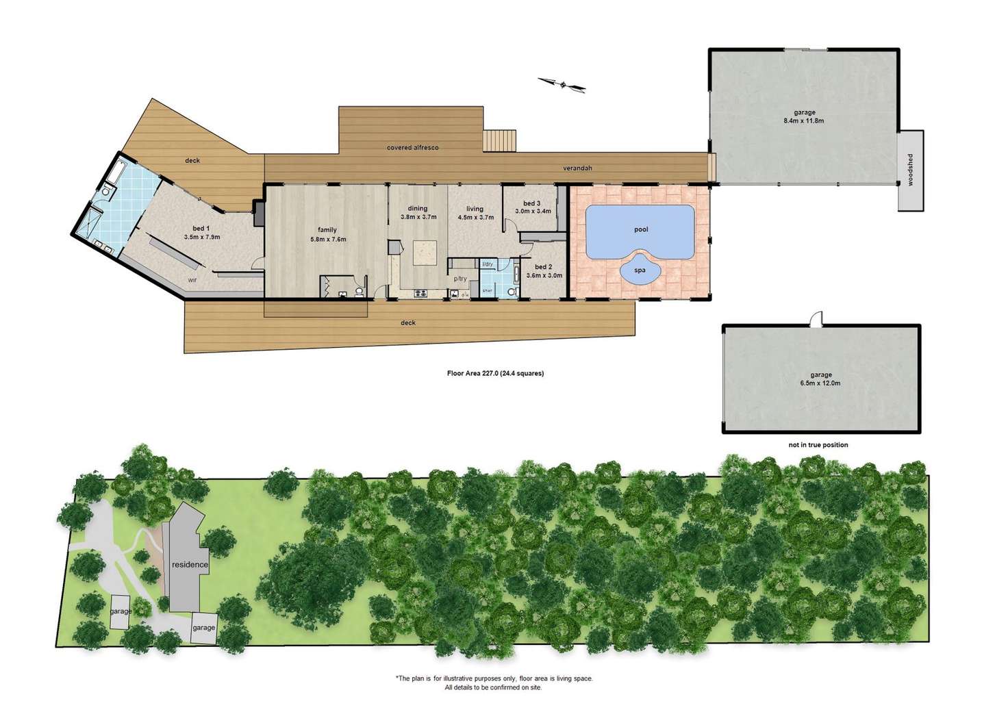 Floorplan of Homely house listing, 28 Patons Road, Macclesfield VIC 3782