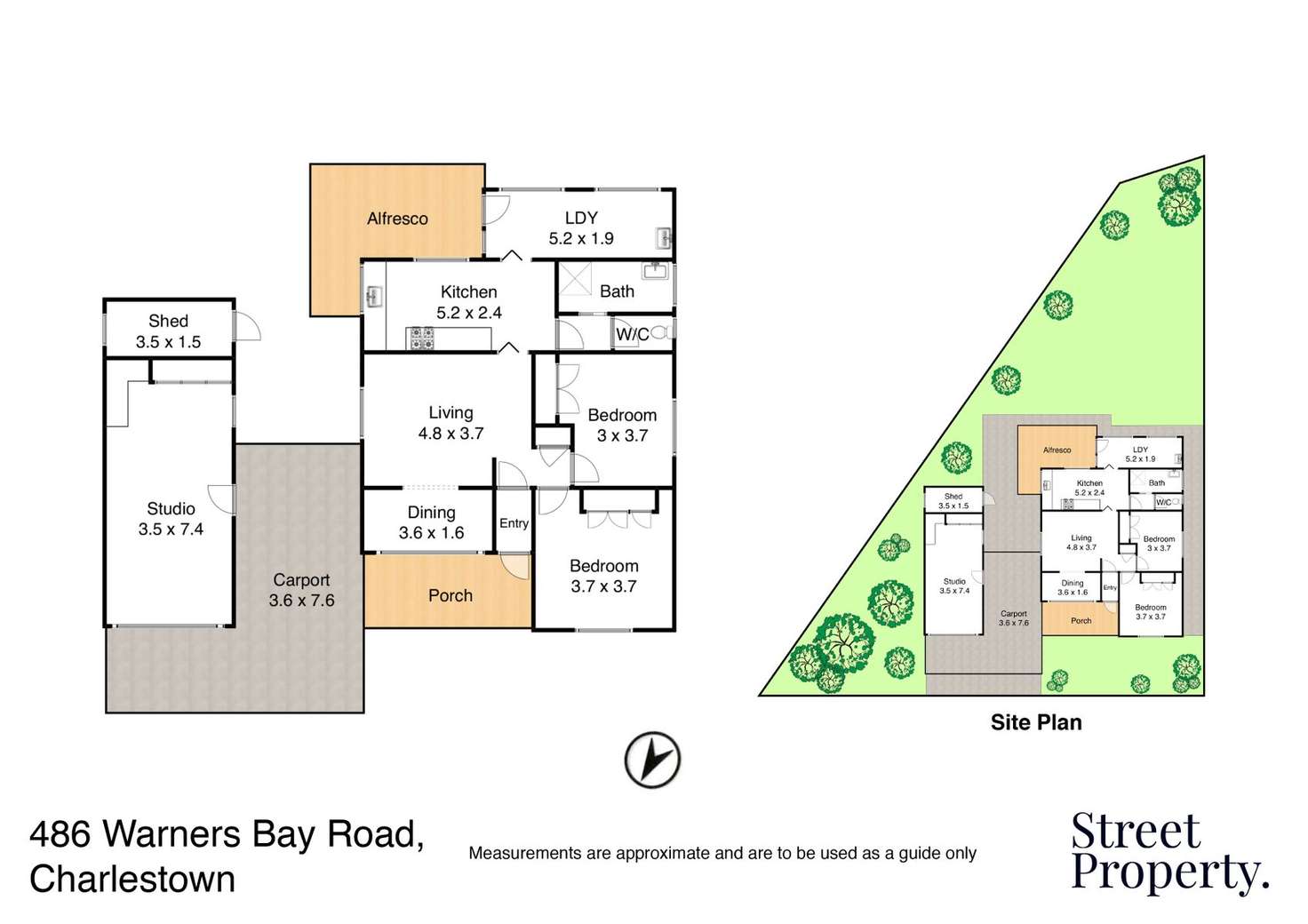 Floorplan of Homely house listing, 486 Warners Bay Road, Charlestown NSW 2290