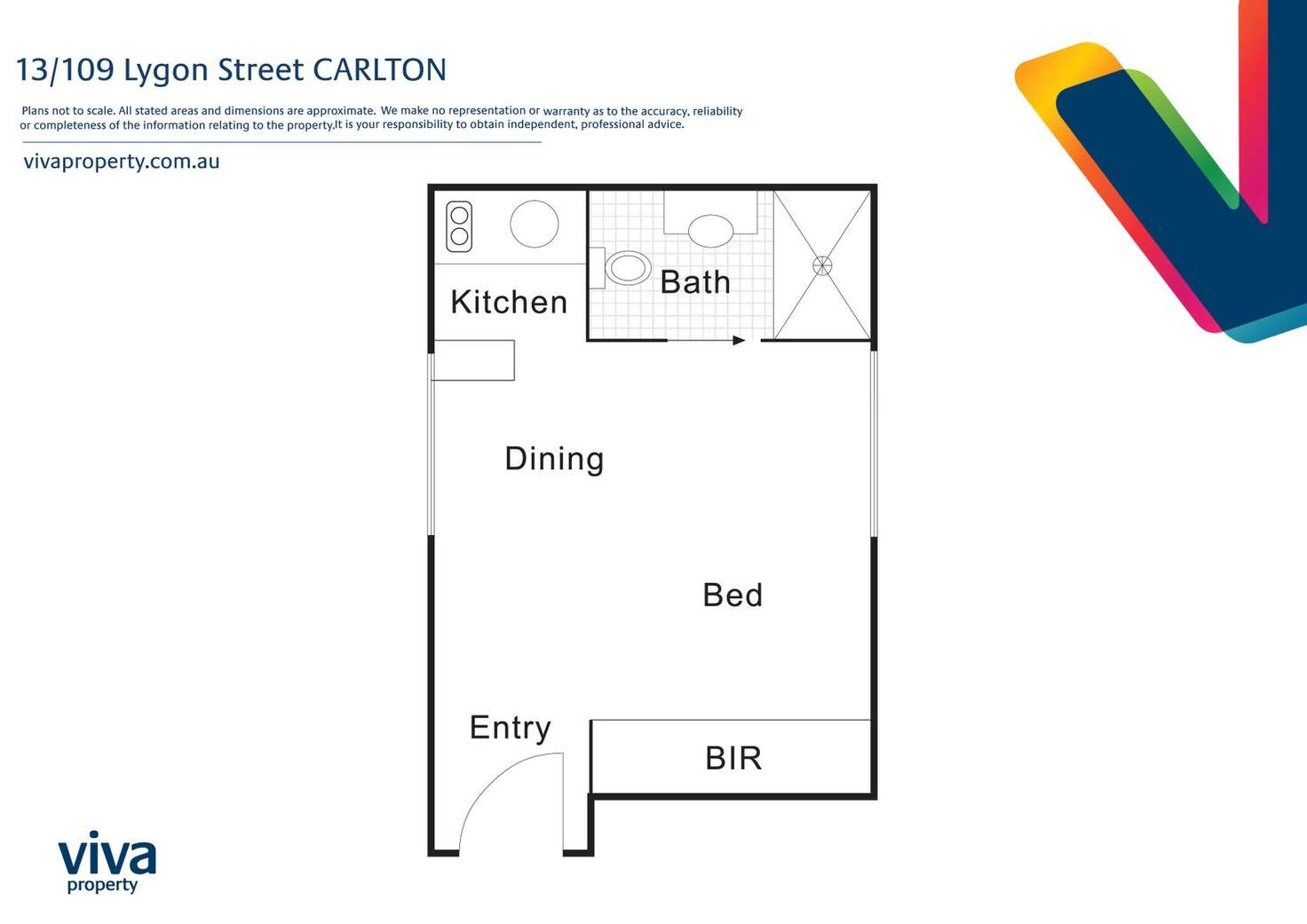 Floorplan of Homely apartment listing, 13/109 Lygon Street, Carlton VIC 3053
