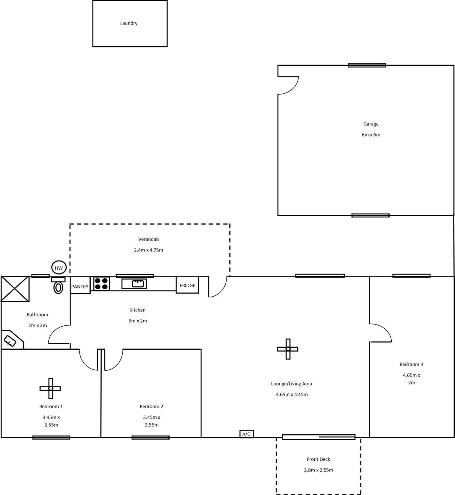 Floorplan of Homely house listing, 14 Allen Road, Tiddy Widdy Beach SA 5571