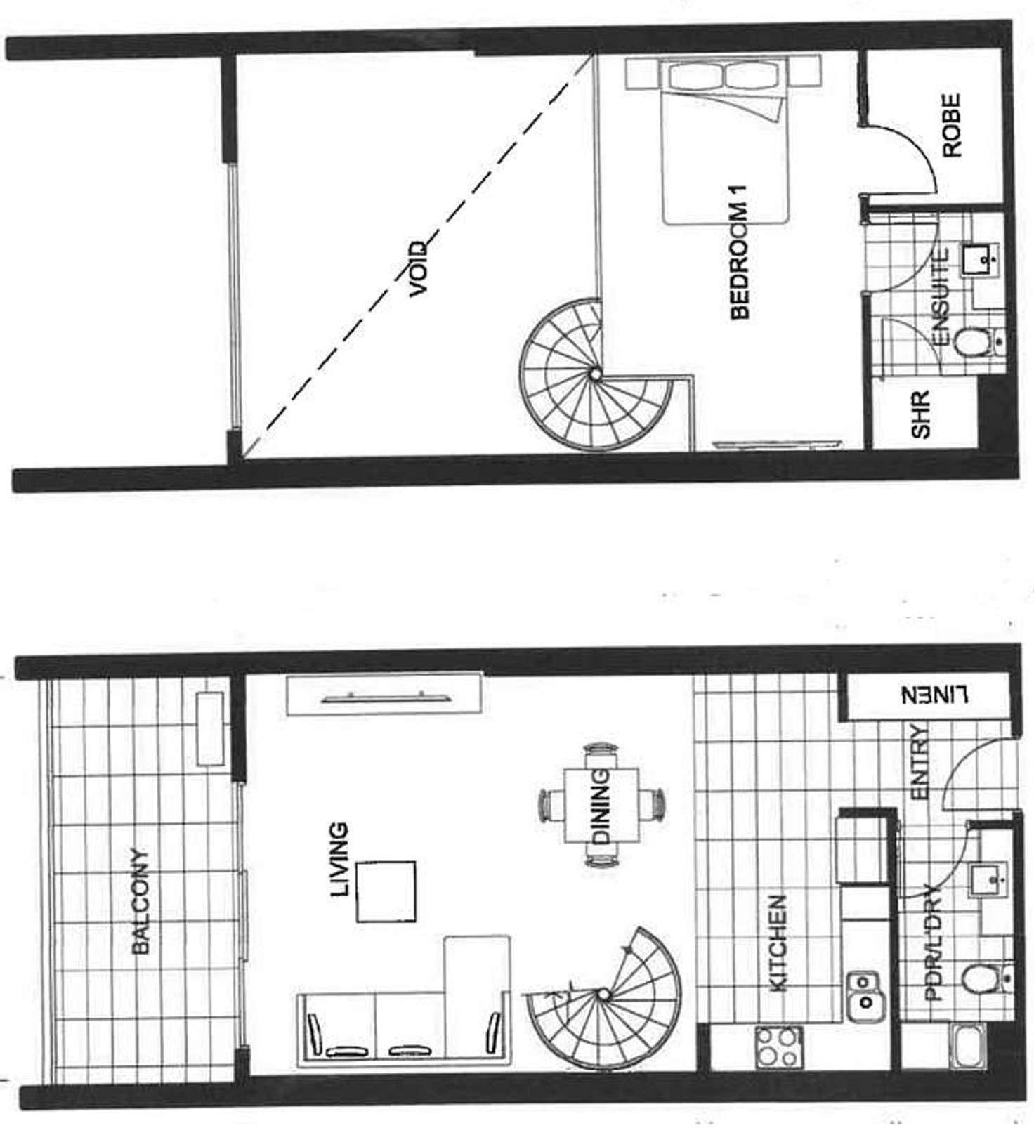 Floorplan of Homely apartment listing, 157/15 Aberdeen Street, Perth WA 6000