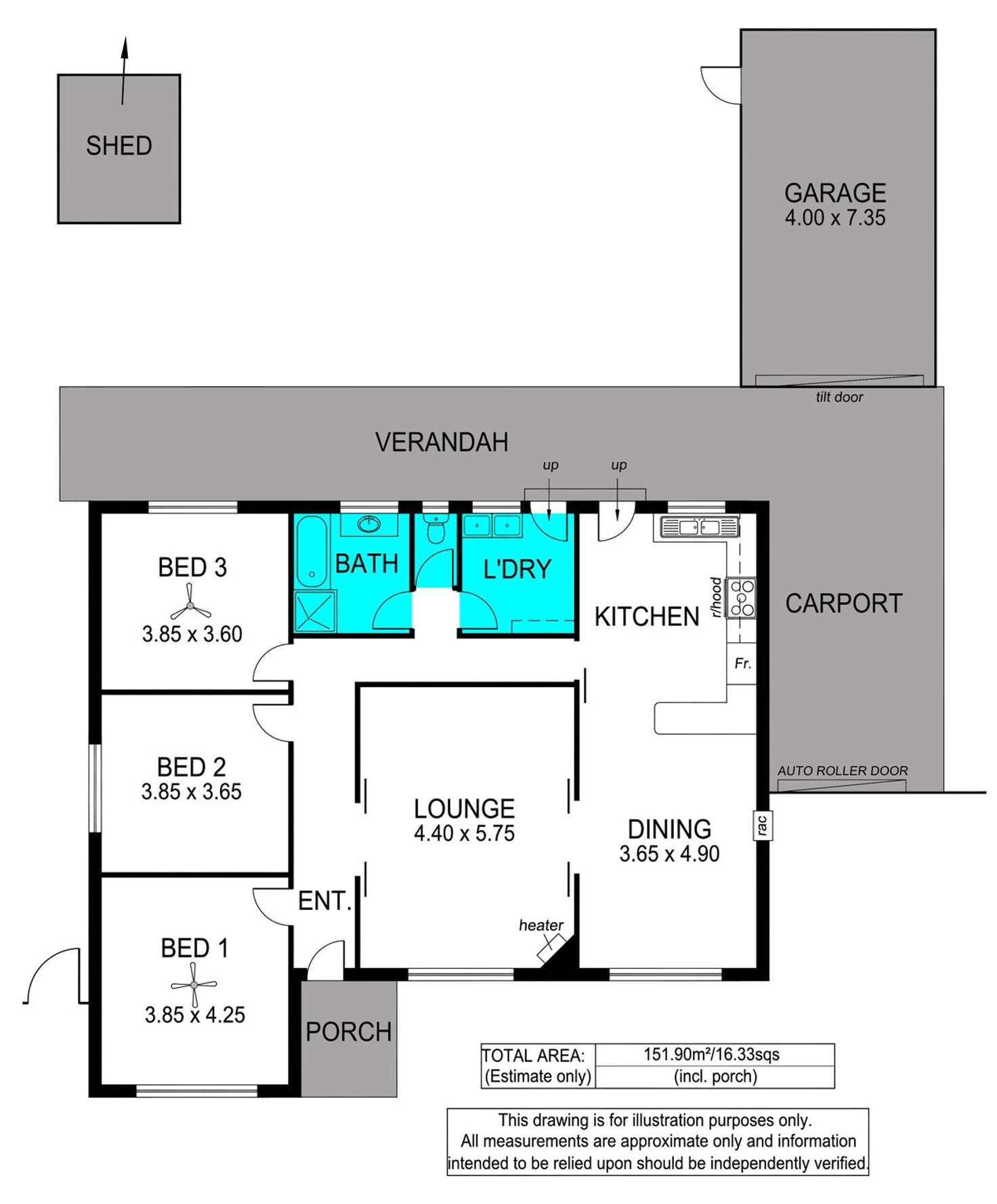 Floorplan of Homely house listing, 50A Henley Street, Mile End SA 5031