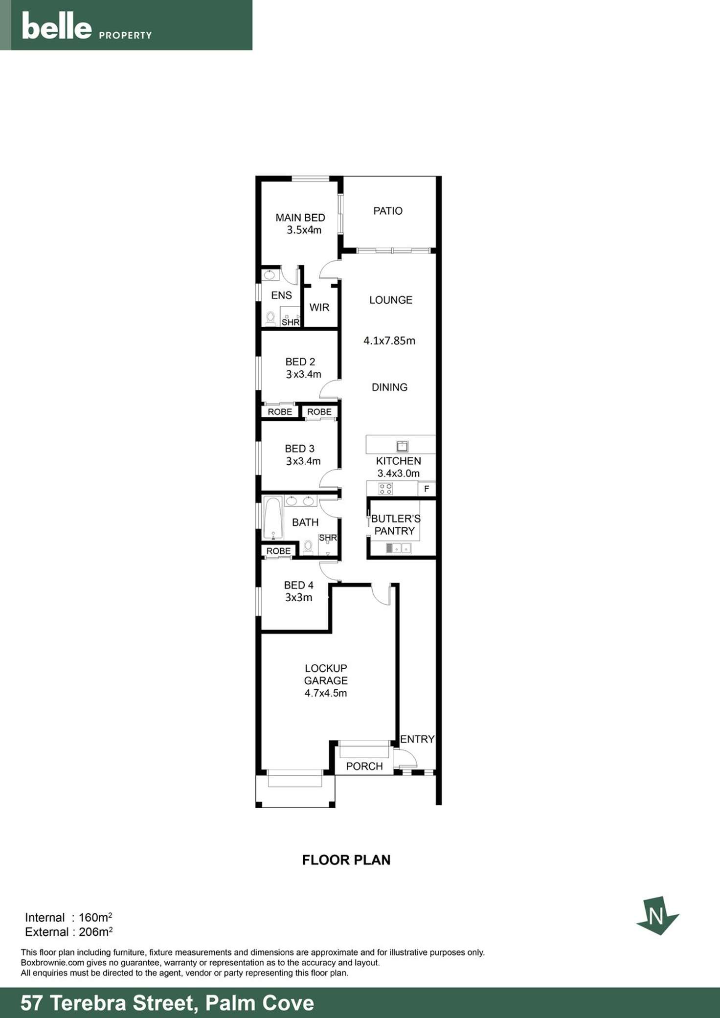 Floorplan of Homely house listing, Lot 2, 57 Terebra Street, Palm Cove QLD 4879