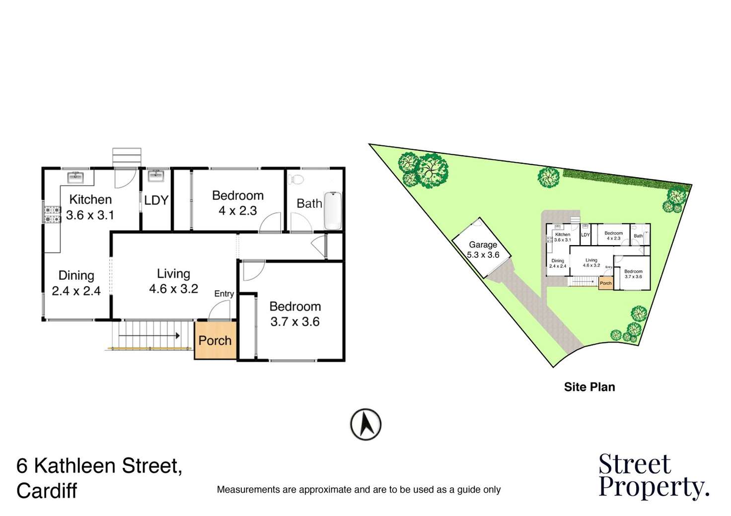 Floorplan of Homely house listing, 6 Kathleen Street, Cardiff NSW 2285