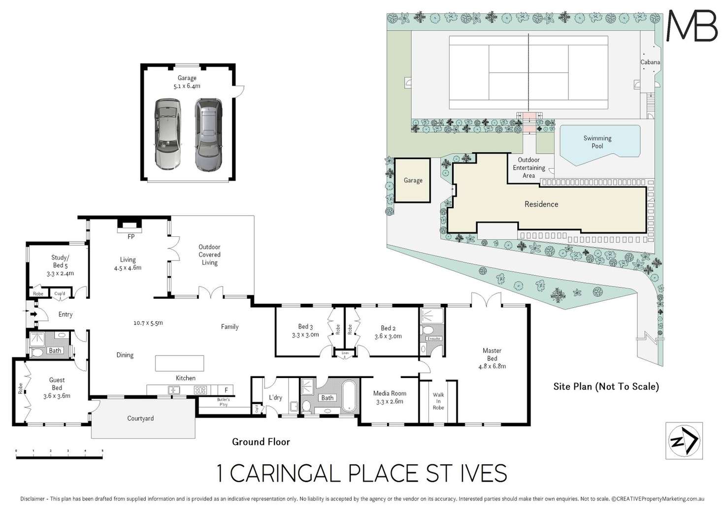 Floorplan of Homely house listing, 1 Caringal Place, St Ives NSW 2075