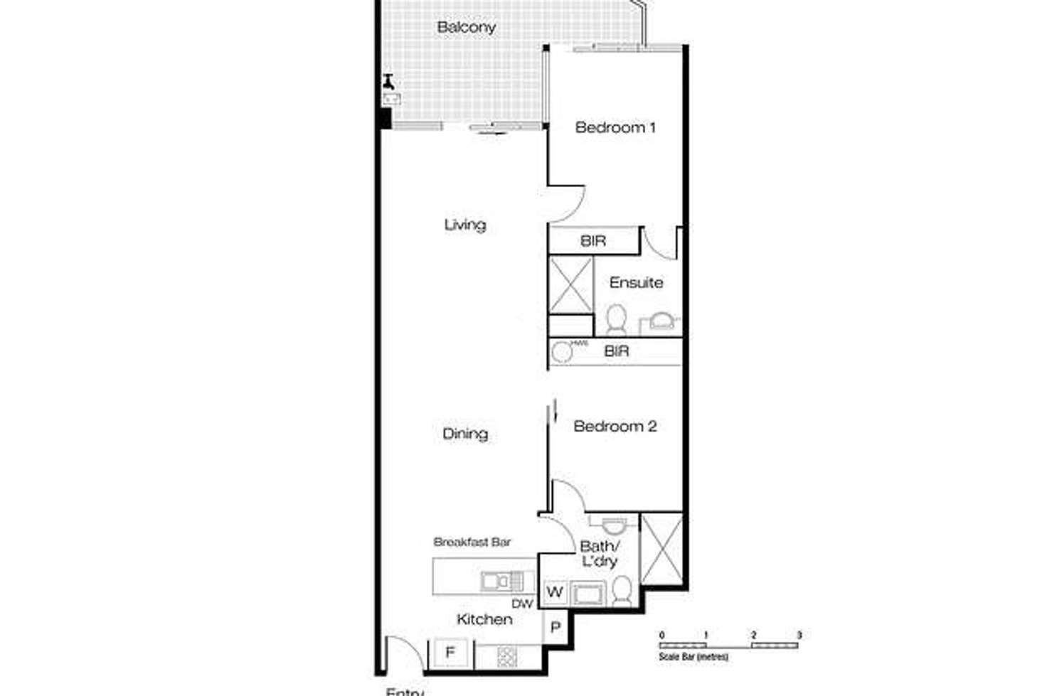 Floorplan of Homely apartment listing, 30/132 Terrace Road, Perth WA 6000