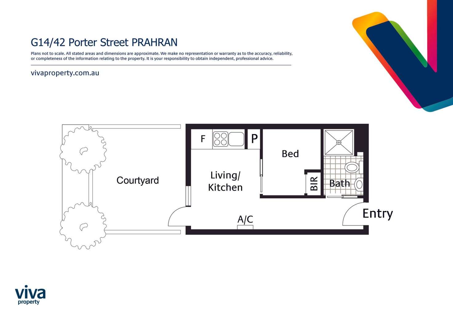 Floorplan of Homely apartment listing, 14/42 Porter Street, Prahran VIC 3181