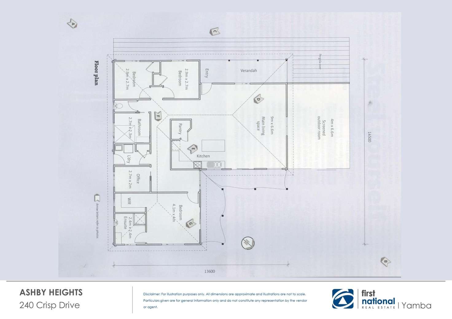 Floorplan of Homely acreageSemiRural listing, 240 Crisp Drive, Ashby Heights NSW 2463