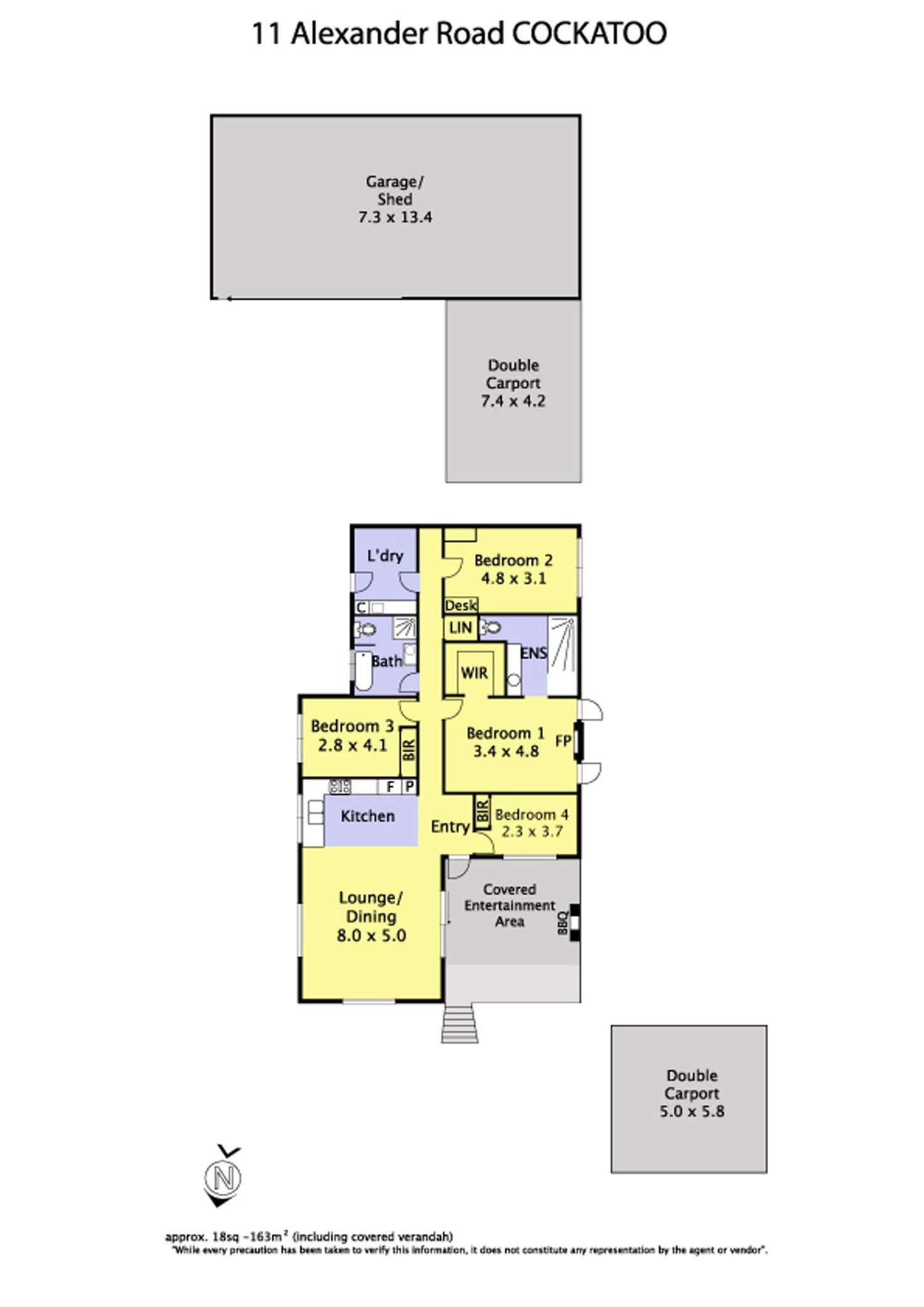 Floorplan of Homely house listing, 11 Alexander Road, Cockatoo VIC 3781