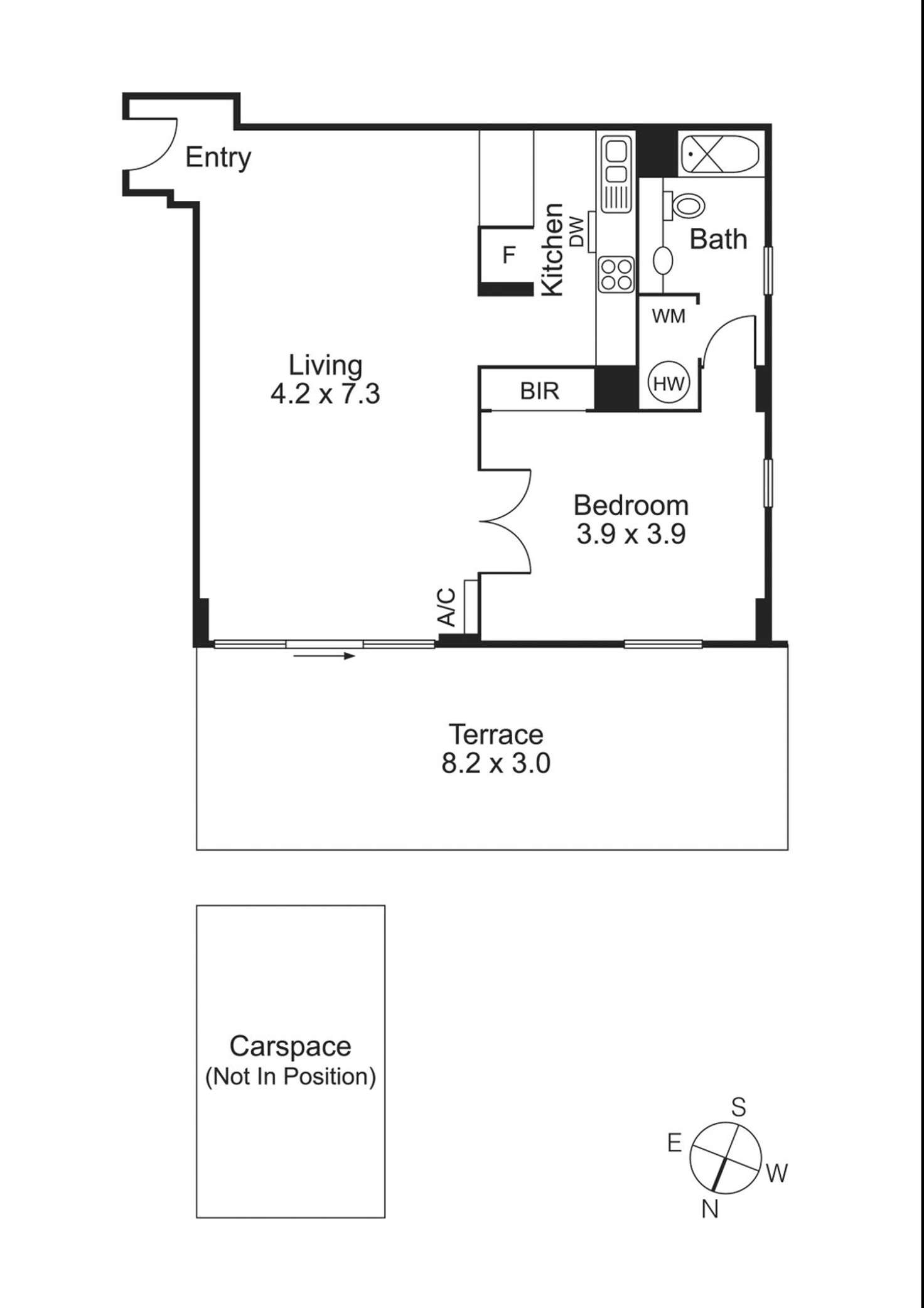 Floorplan of Homely apartment listing, 217/181 Exhibition Street, Melbourne VIC 3000