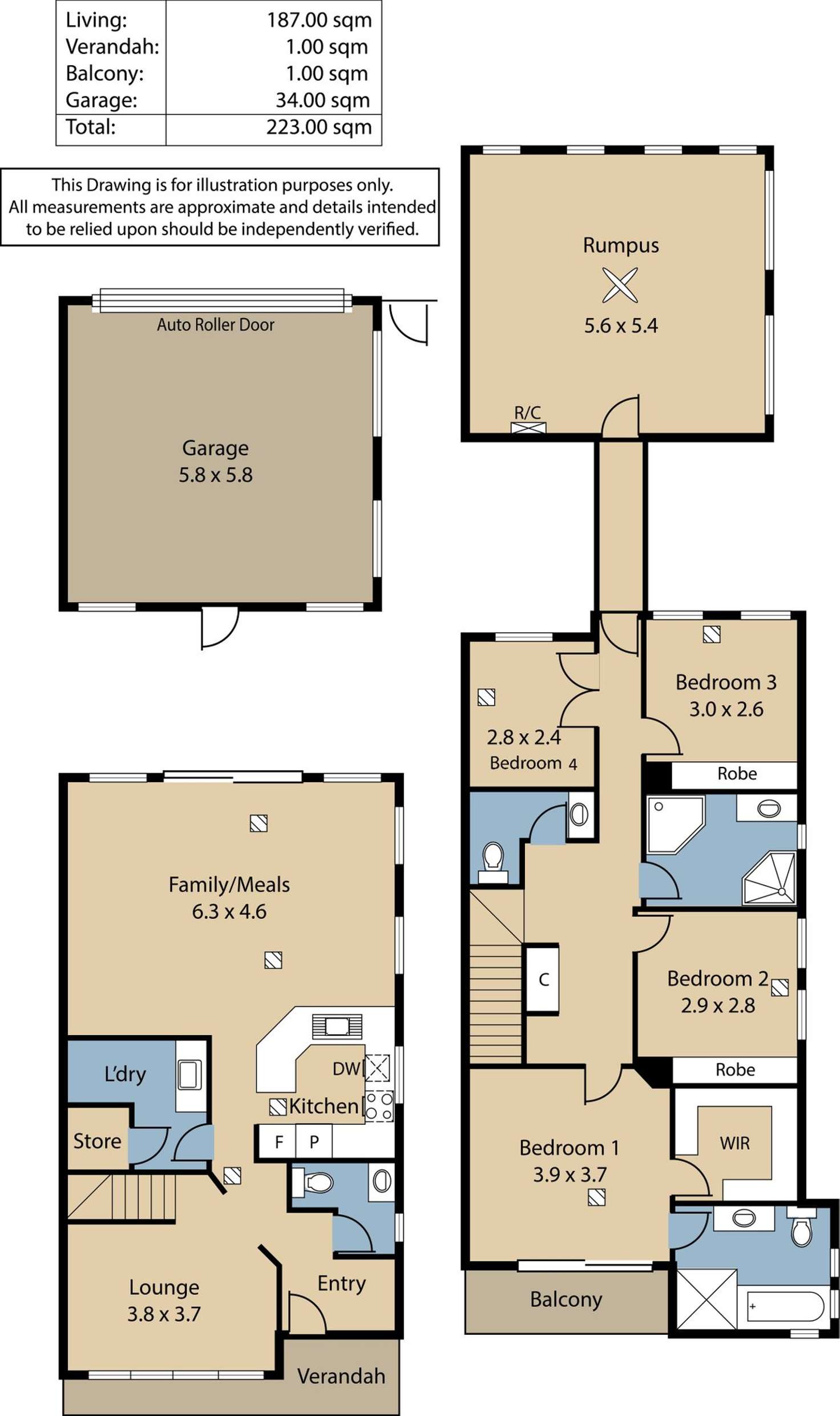 Floorplan of Homely house listing, 58 Cascades Drive, Mawson Lakes SA 5095