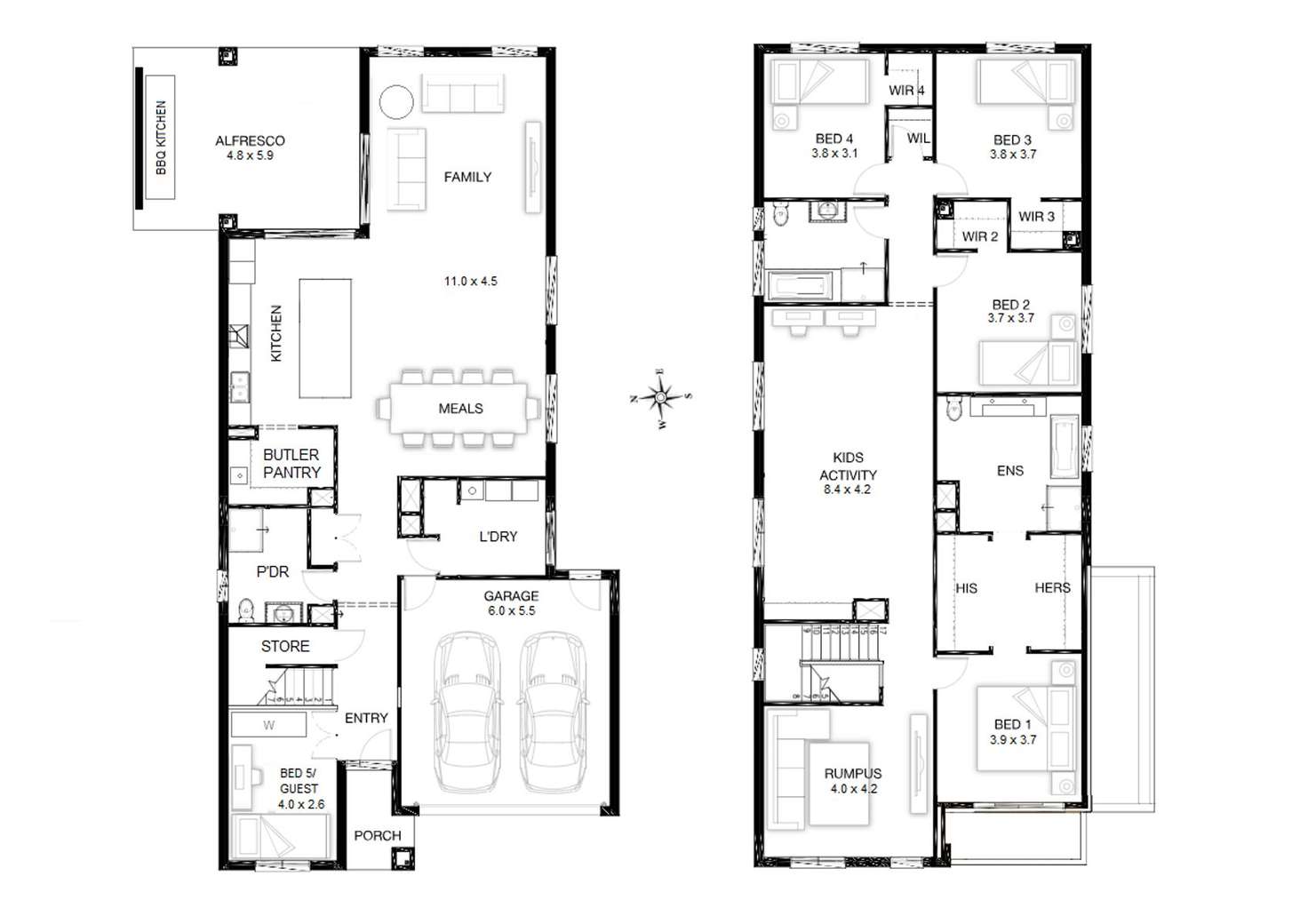 Floorplan of Homely house listing, 30 Red Brush Drive, Keysborough VIC 3173