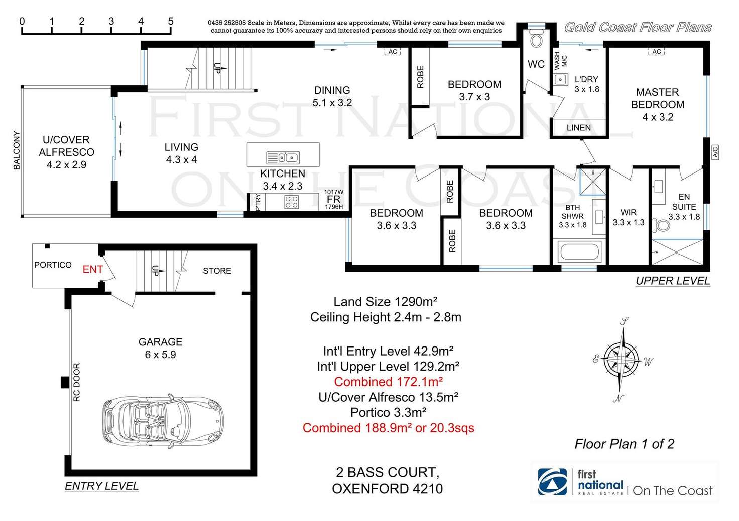 Floorplan of Homely house listing, 2 Bass Court, Oxenford QLD 4210