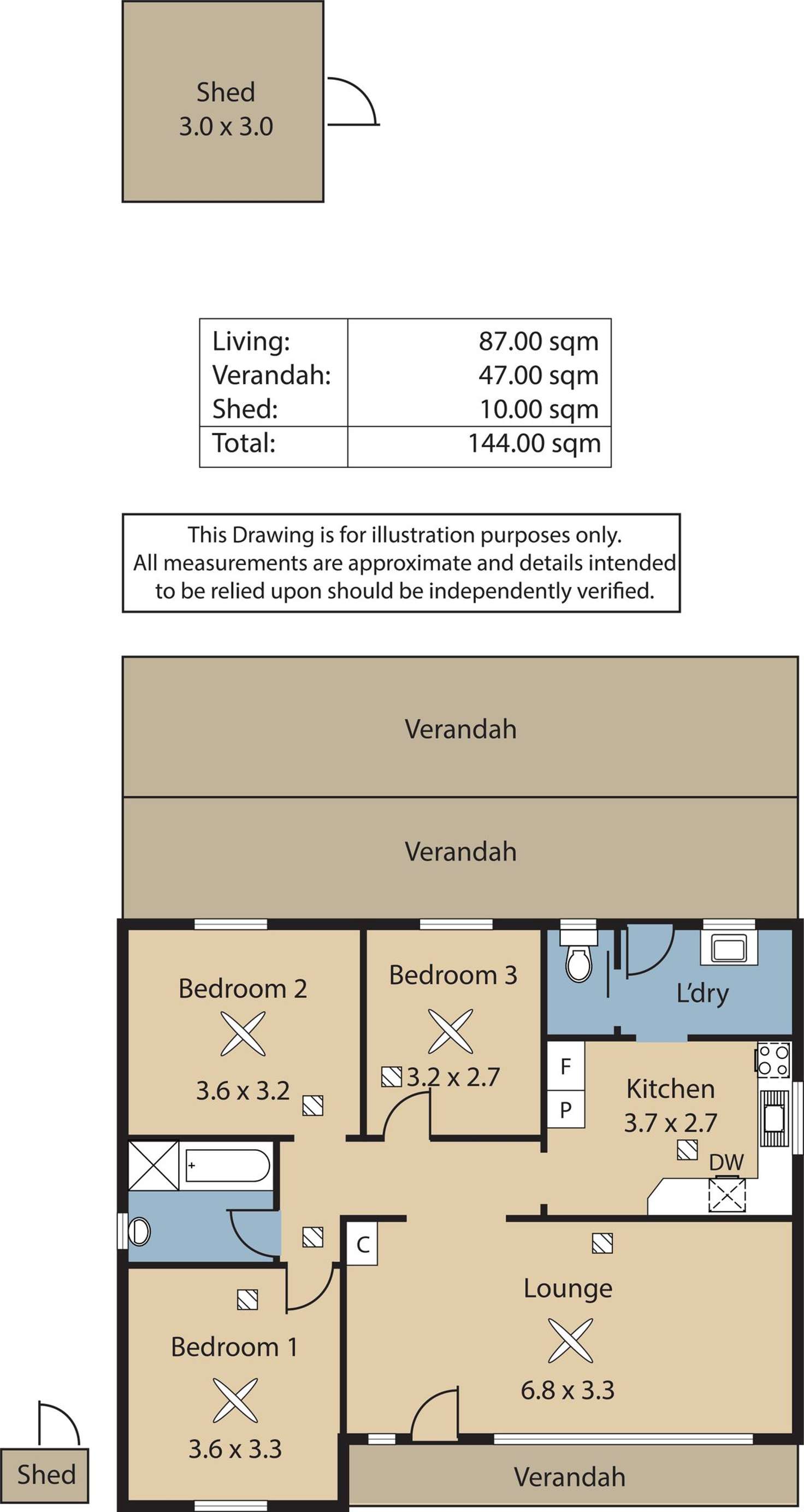 Floorplan of Homely house listing, 23 Gores Road, Davoren Park SA 5113