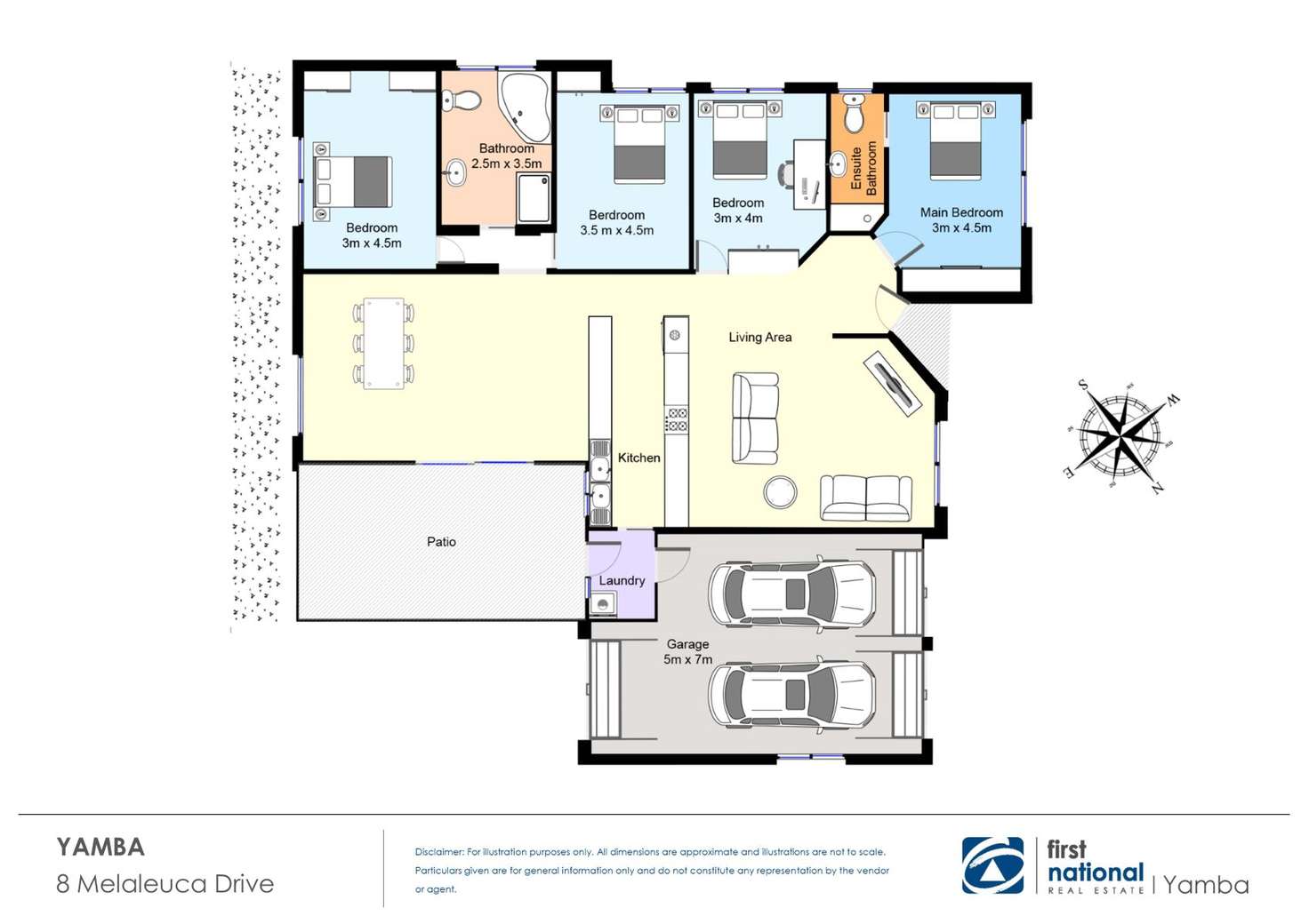 Floorplan of Homely house listing, 8 Melaleuca Drive, Yamba NSW 2464