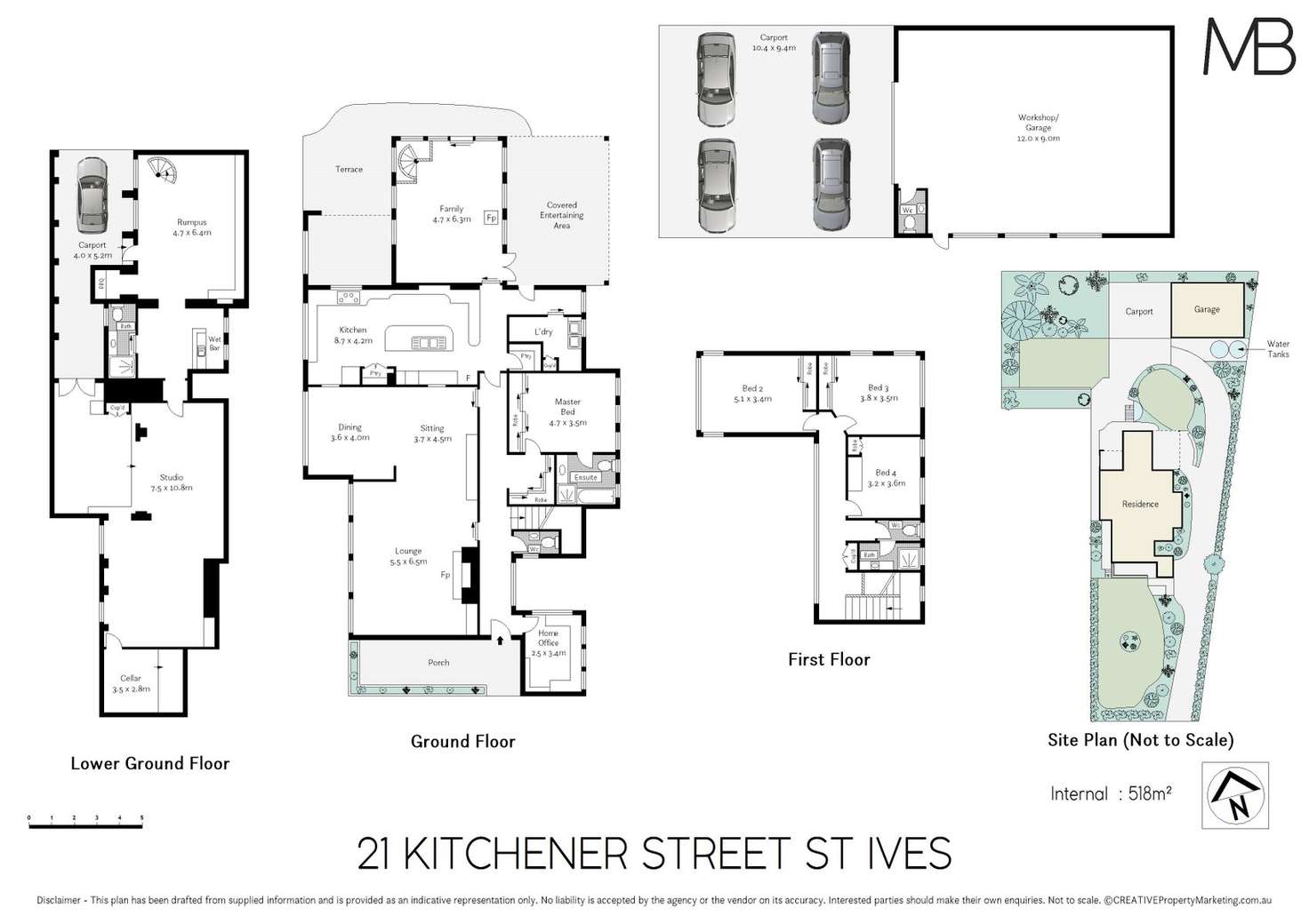 Floorplan of Homely house listing, 21 Kitchener Street, St Ives NSW 2075
