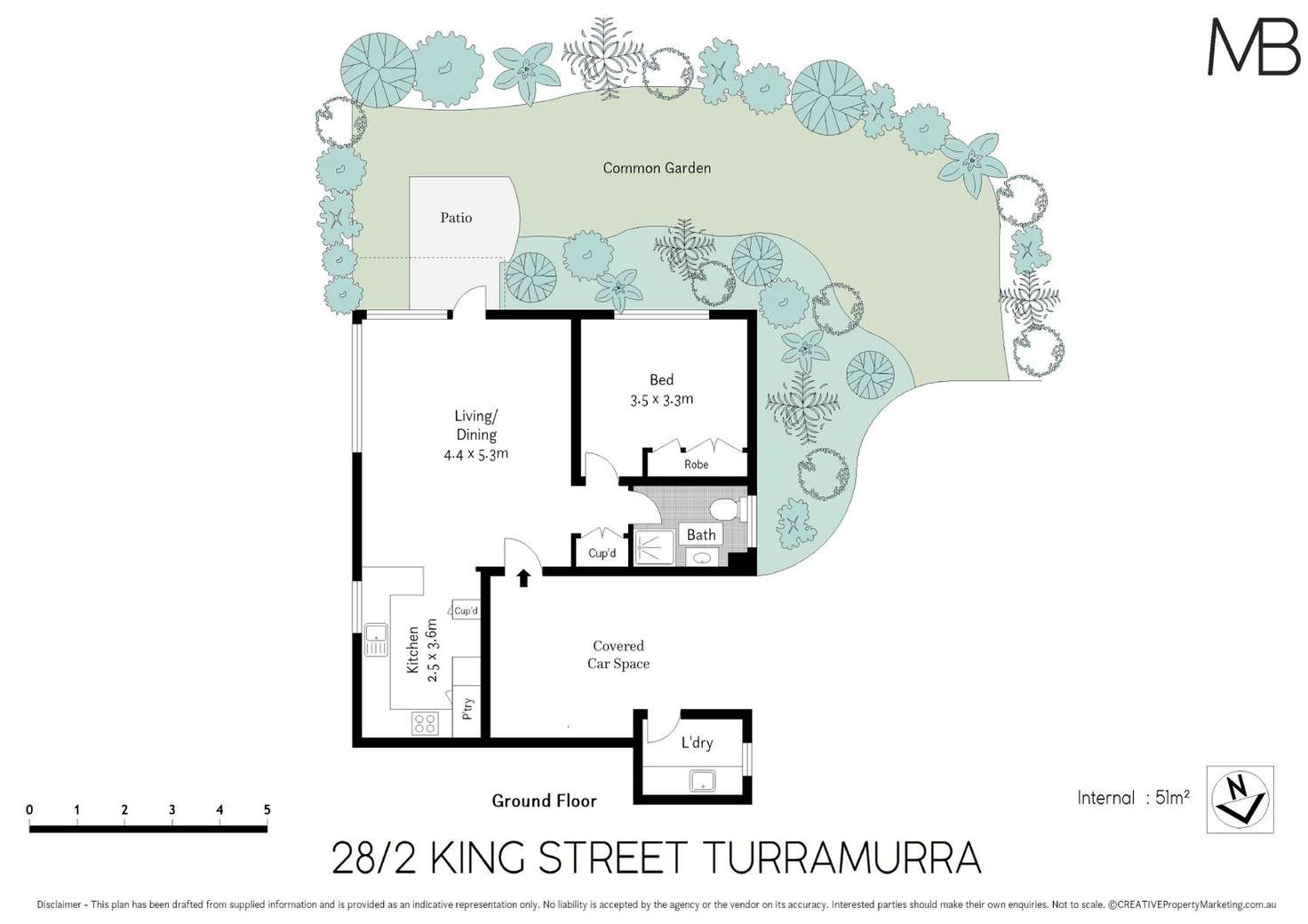 Floorplan of Homely apartment listing, 28/2 King Street, Turramurra NSW 2074