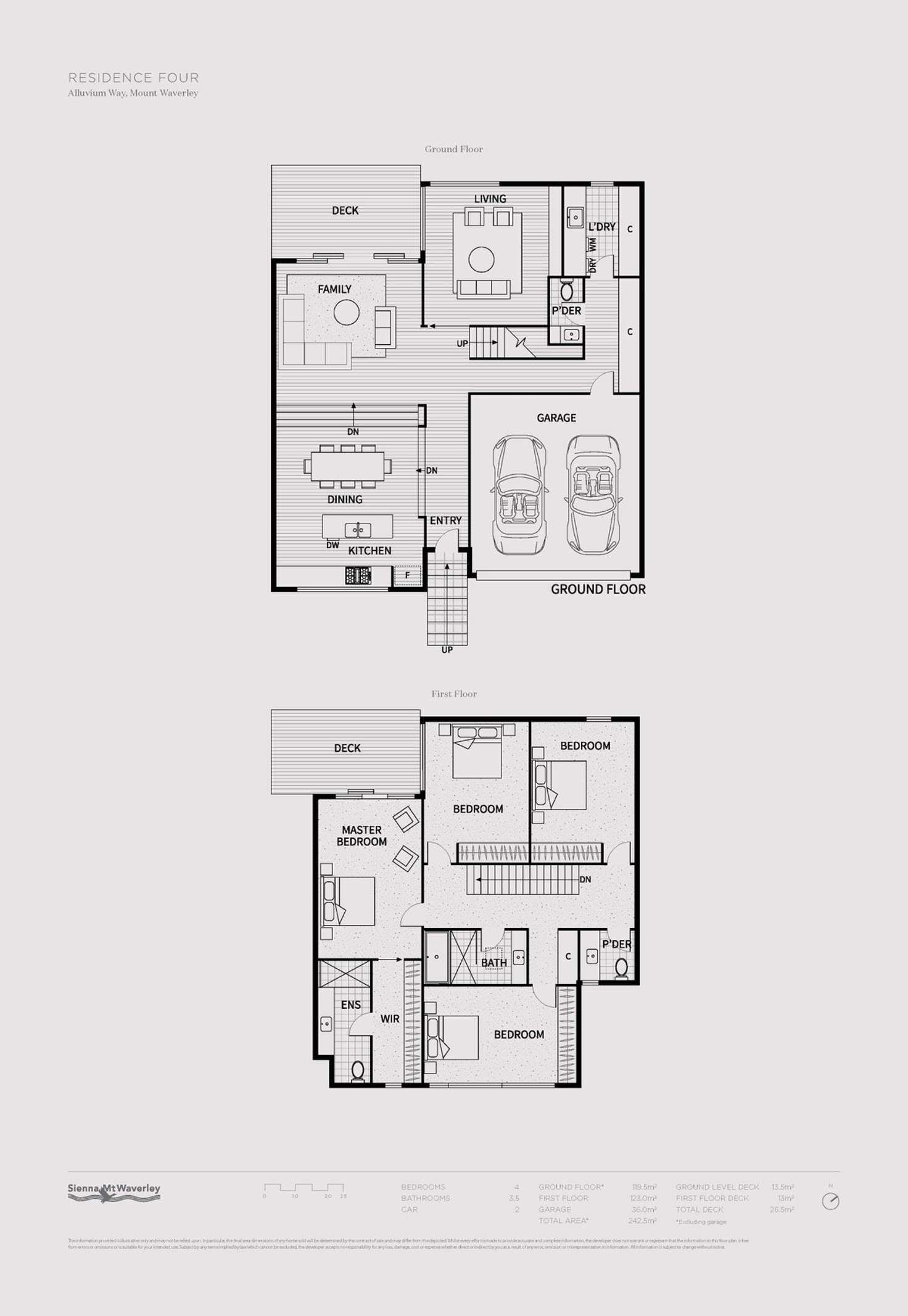 Floorplan of Homely house listing, 8 Alluvium Way, Mount Waverley VIC 3149