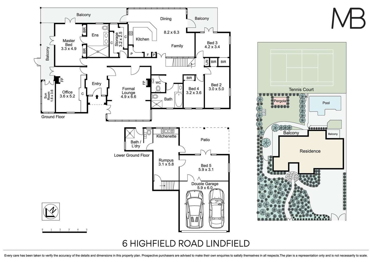 Floorplan of Homely house listing, 6 Highfield Road, Lindfield NSW 2070