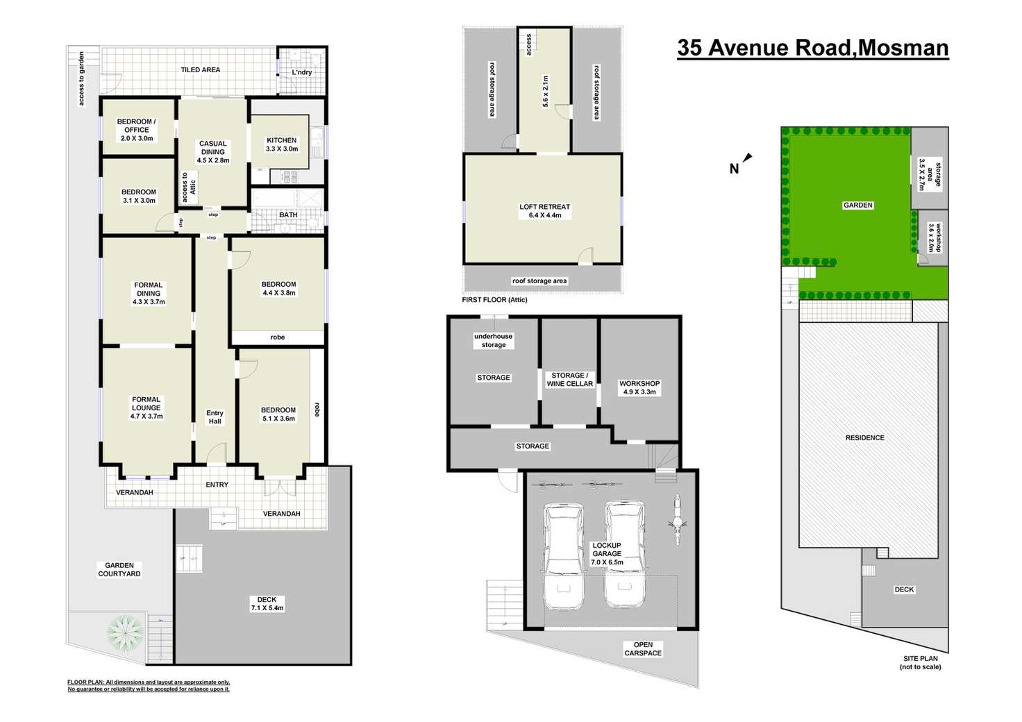 Floorplan of Homely house listing, 35 Avenue Road, Mosman NSW 2088