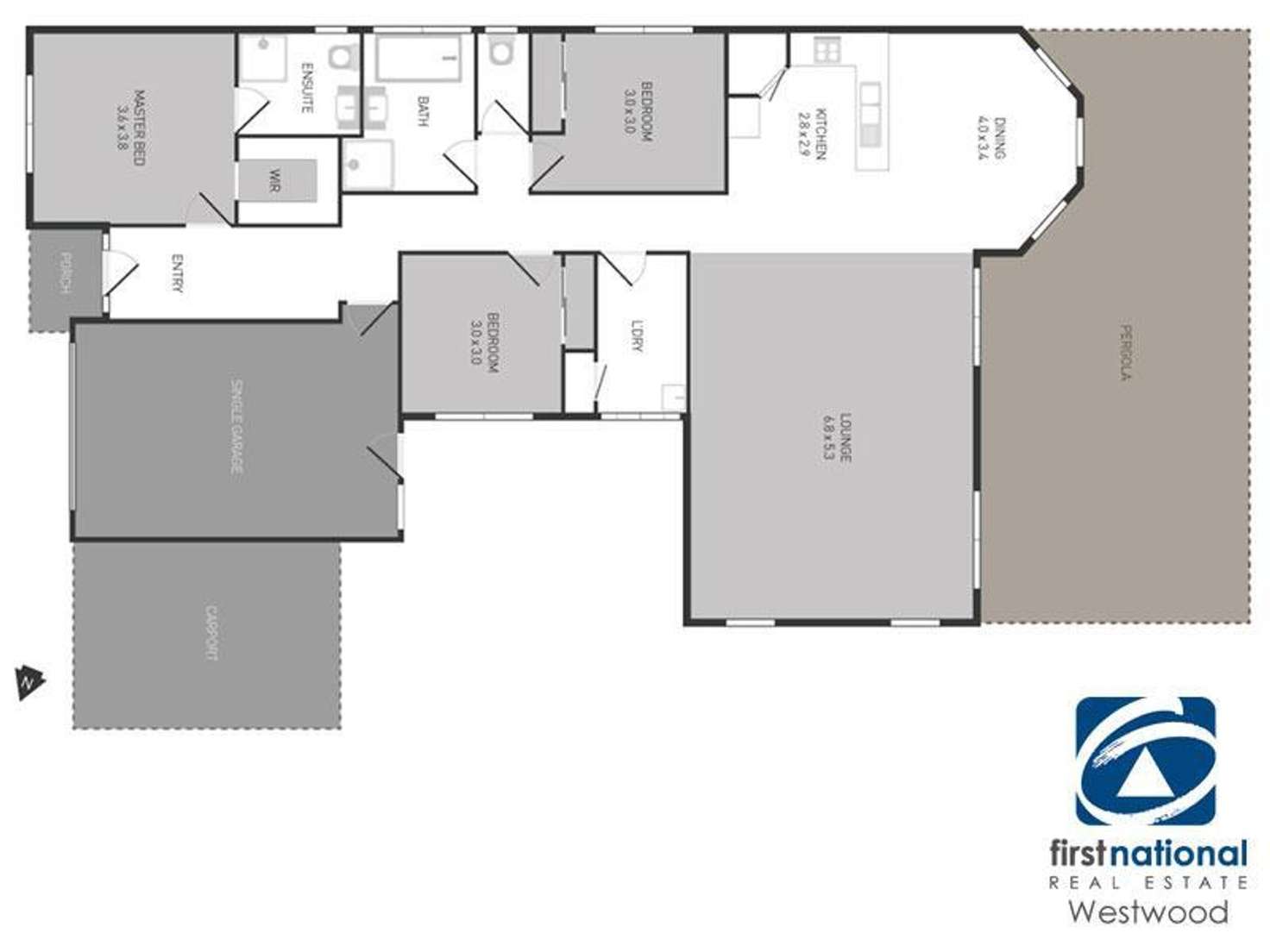 Floorplan of Homely house listing, 10 Riverex Place, Hoppers Crossing VIC 3029