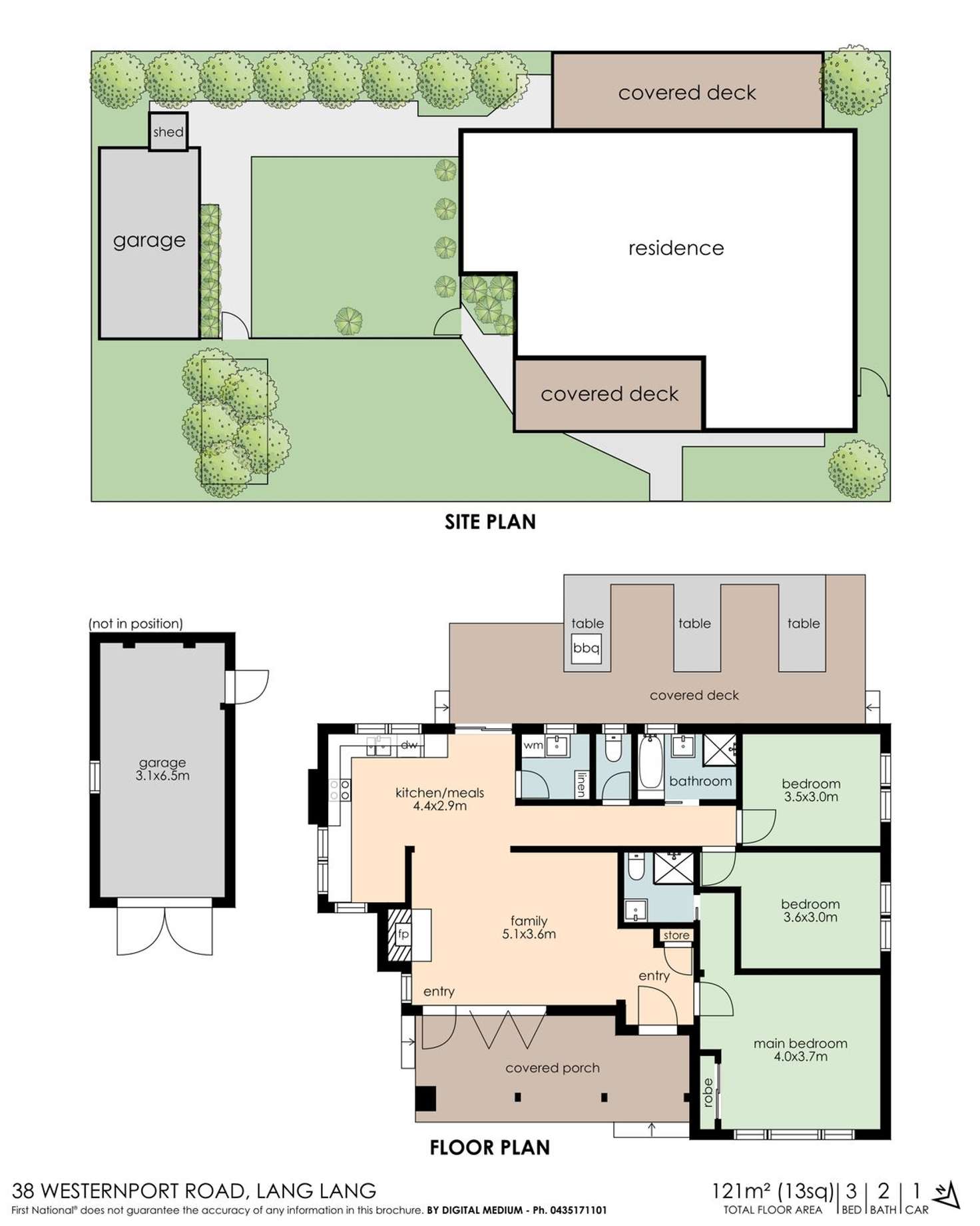 Floorplan of Homely house listing, 38 Westernport Road, Lang Lang VIC 3984
