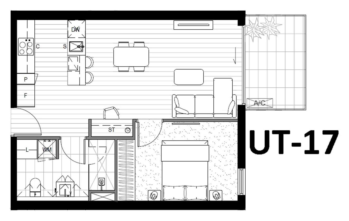 Floorplan of Homely apartment listing, 141/22 Barkly Street, Brunswick East VIC 3057